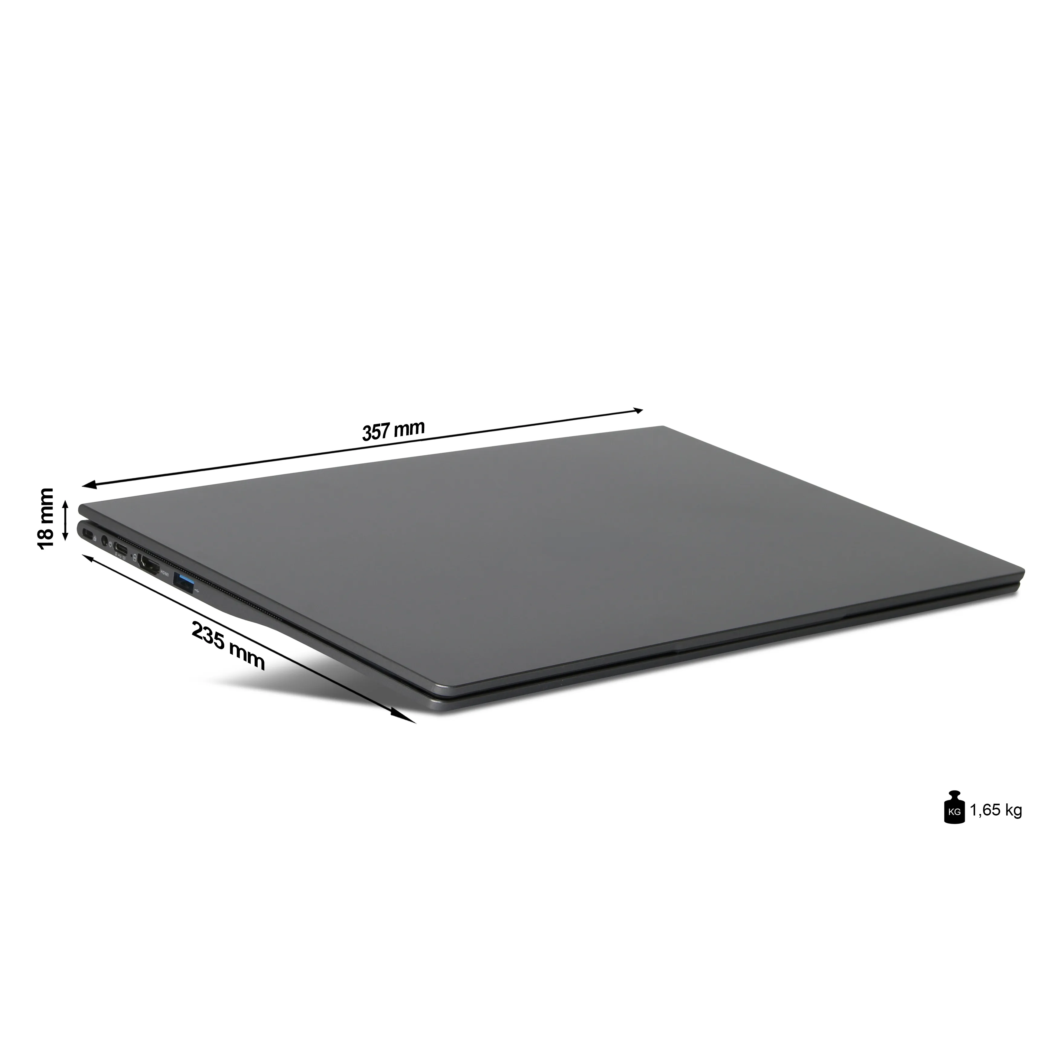 Ankermann LX15 PRO Laptop | 16GB RAM | 512GB NVMe SSD | Intel Core i5-12600H | 15.6" Full HD Display | Windows 11 Pro | WLAN & Bluetooth | MS Office 2024