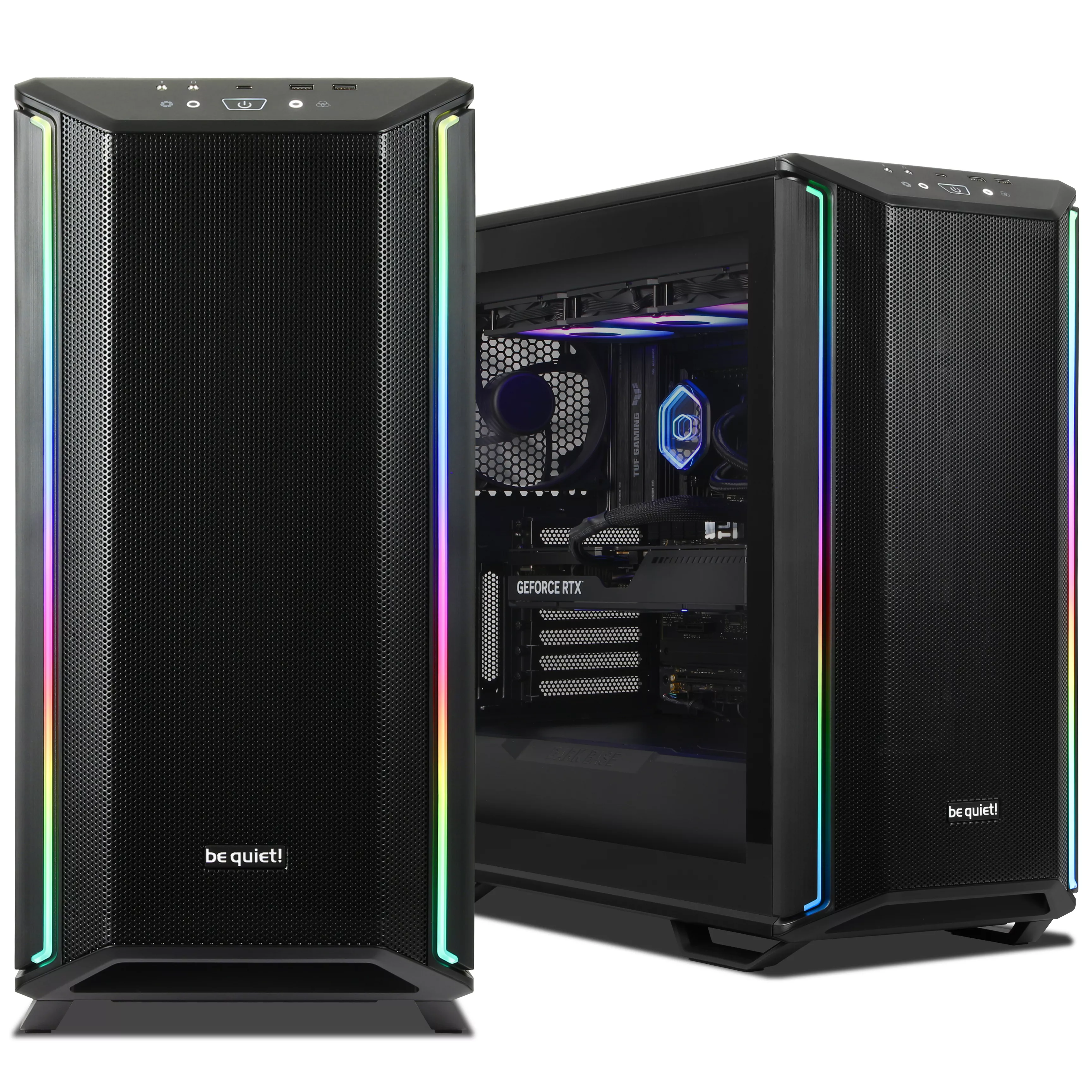 WILDRABBIT AQUA Gaming PC | Intel Core Ultra 9 285K | Nvidia GeForce RTX 5070 Ti 16Go | 64Go DDR5 RAM | 2To NVMe SSD | Windows 11 | WiFi & Bluetooth