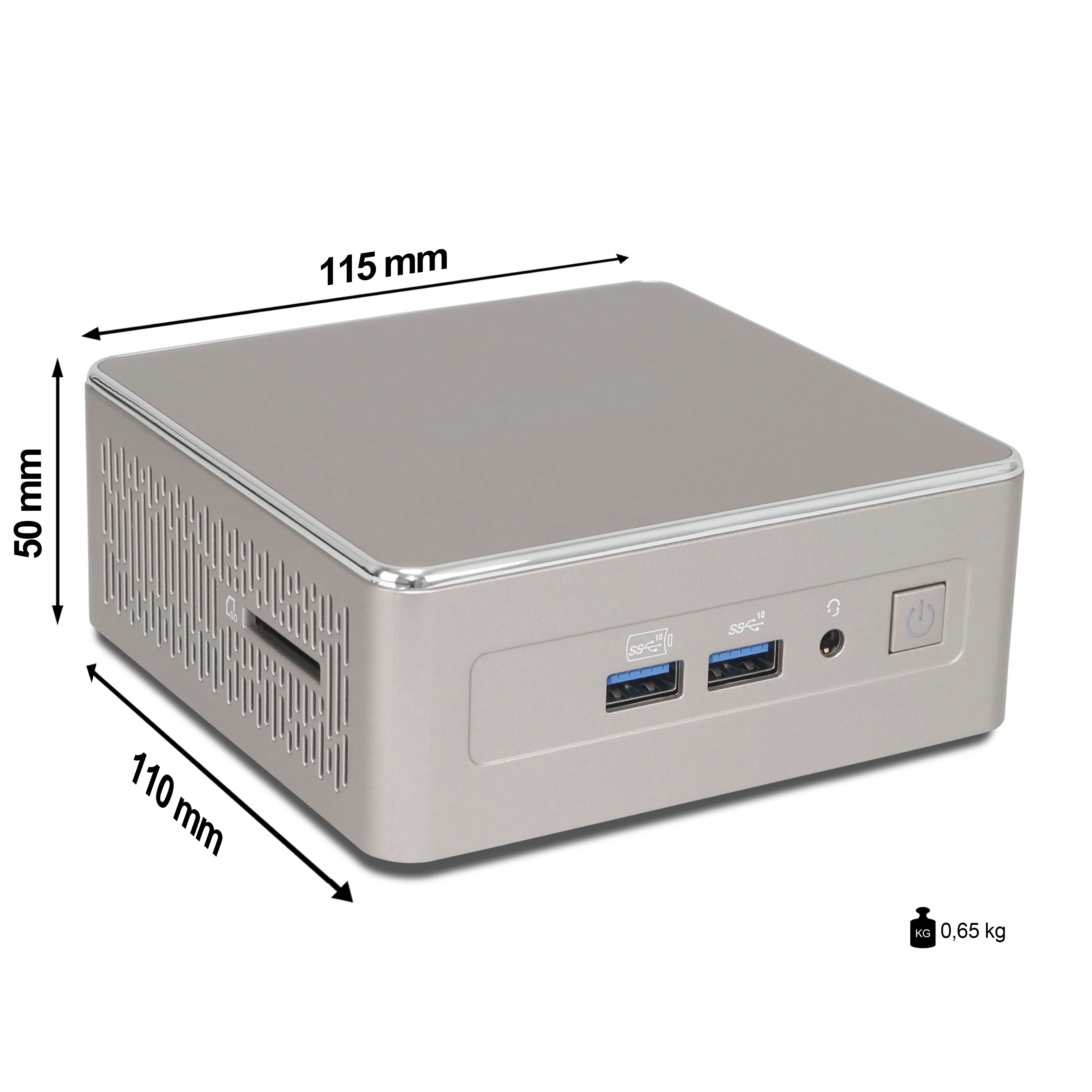 Ank-IX A5 Mini PC | 16GB RAM | 512GB NVMe SSD | Windows 11 | AMD Ryzen 5 7430U | WiFi & Bluetooth | MS Office 2024