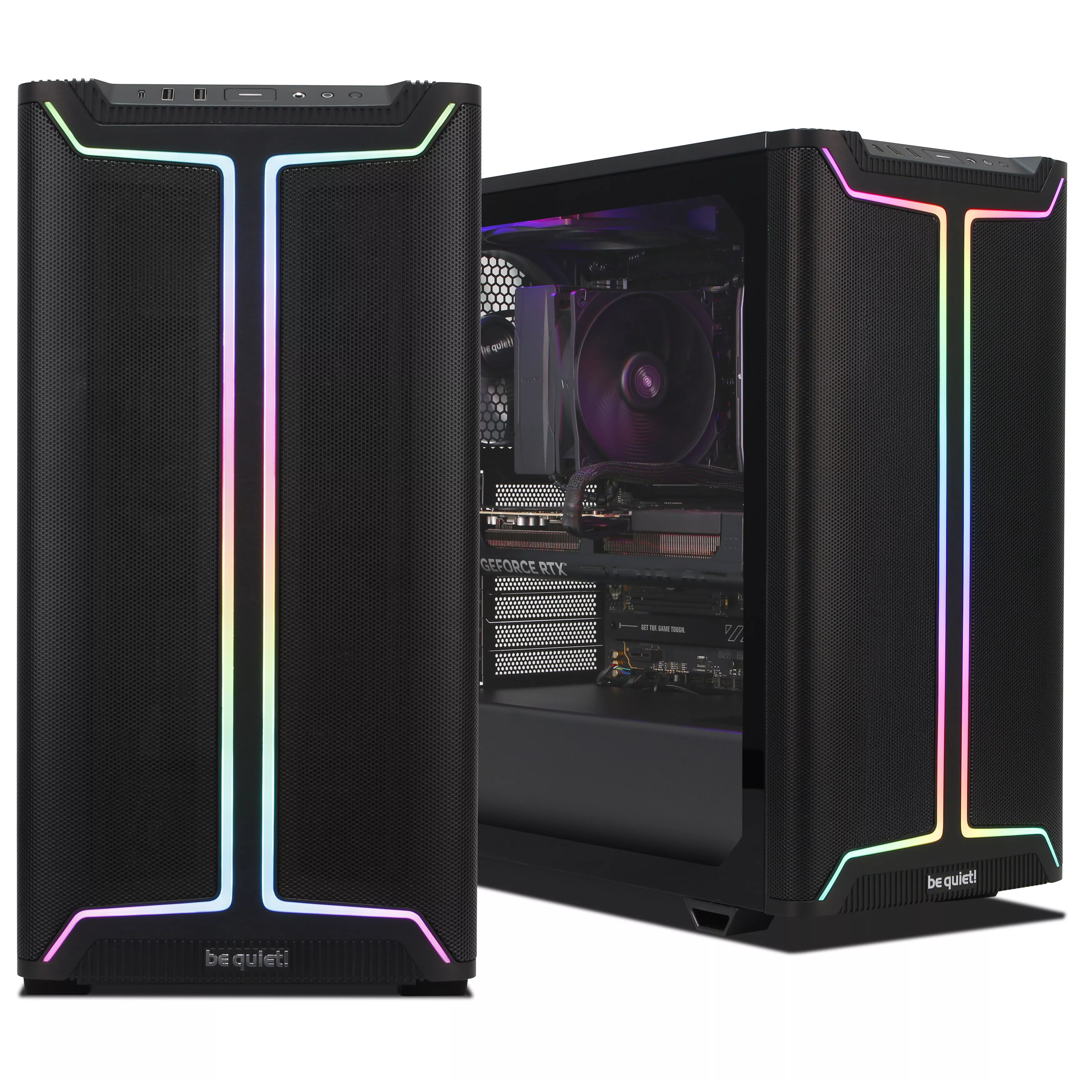 WILDRABBIT AIRFLOW Gaming PC | AMD Ryzen 5 9600X | Nvidia GeForce RTX 5070 12GB | 32GB DDR5 RAM | 2TB NVMe SSD | Windows 11 | WiFi & Bluetooth