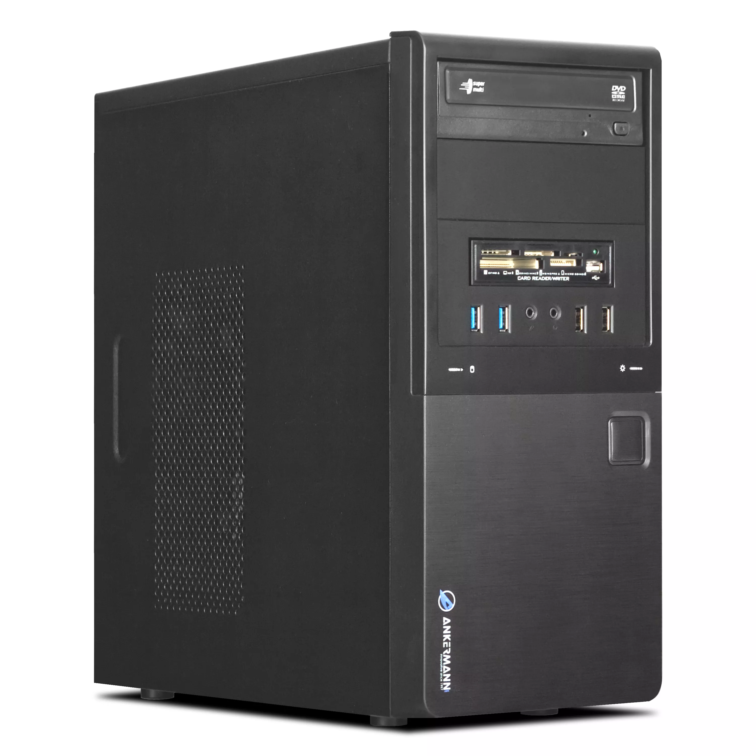 Silent Desktop PC Barcelona | Intel Core i5 4570 | 8GB RAM | 480GB SSD | Windows 10 | Office
