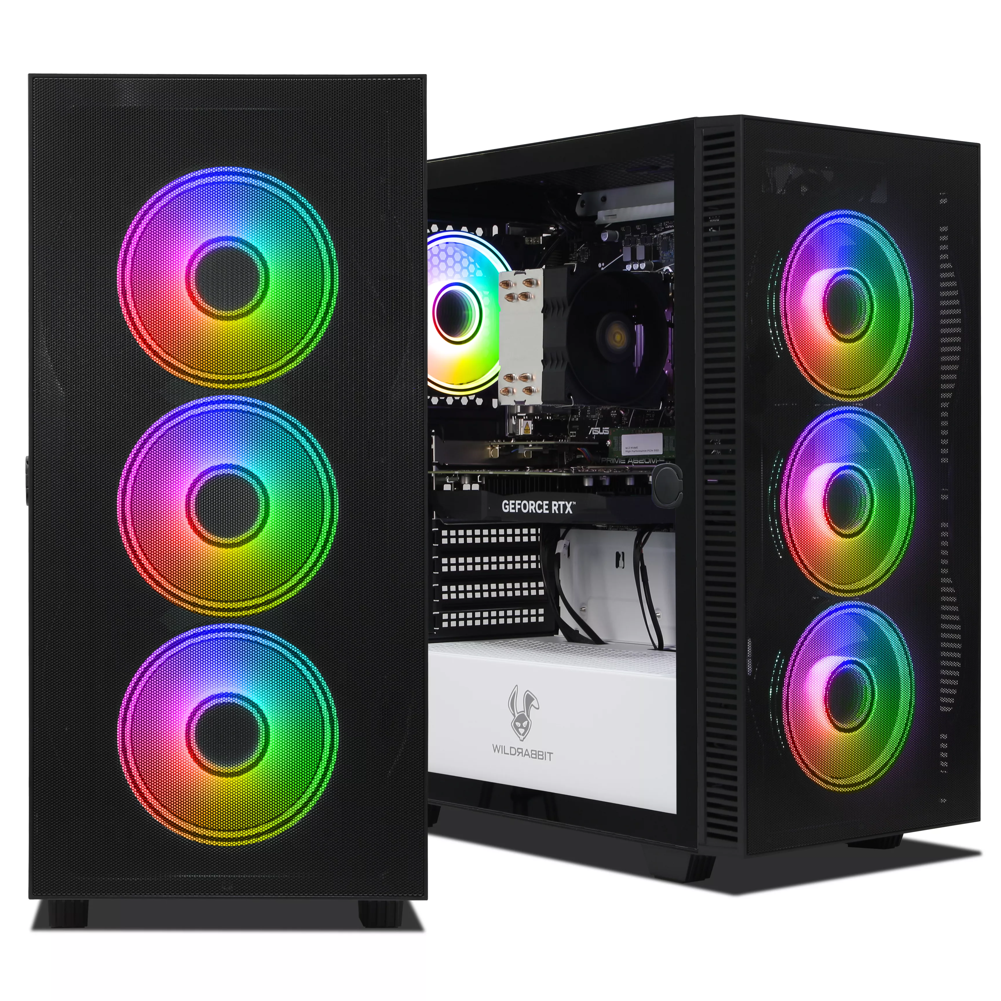 Noctis Gaming PC | AMD Ryzen 7 8700F | Nvidia GeForce RTX 3050 6GB | 16GB DDR5 RAM | 1TB NVMe SSD | Windows 11 | WLAN & Bluetooth | MS Office 2024