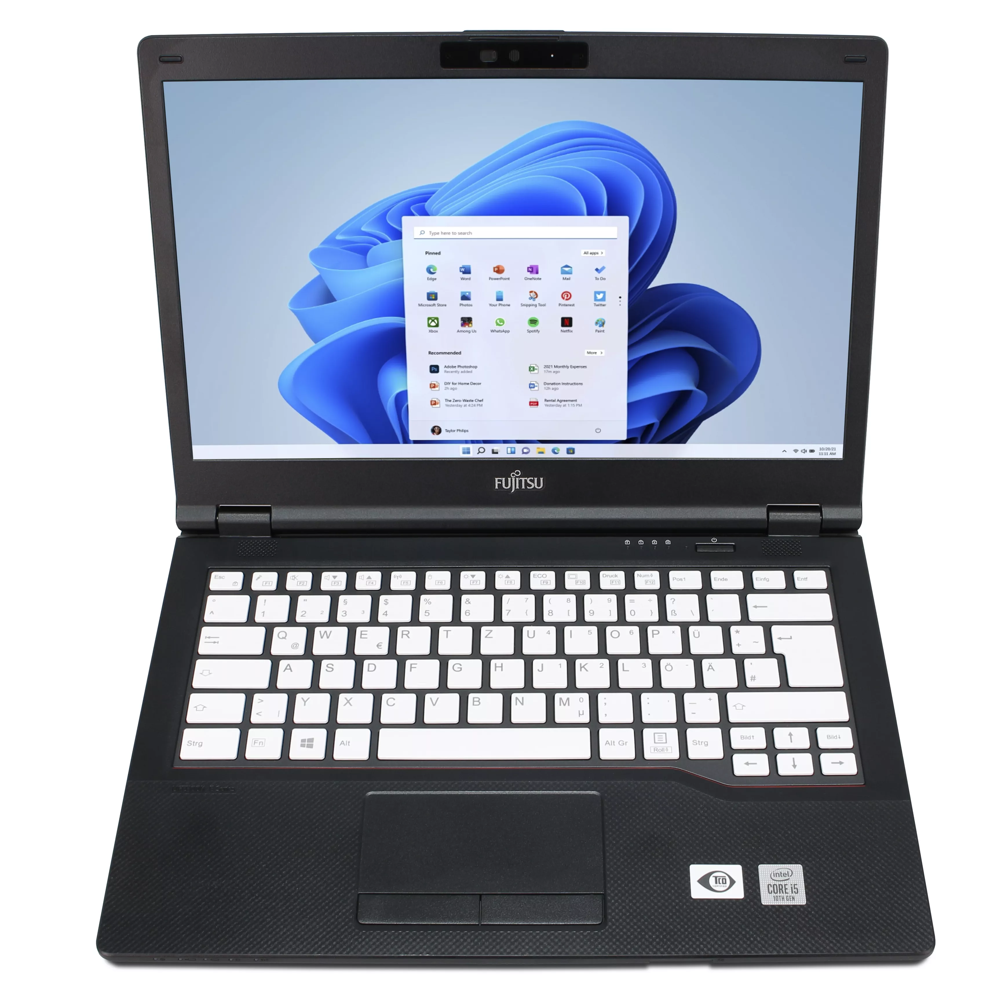 Fujitsu Lifebook E5410 | 8GB RAM | 512Go NVMe SSD | Intel Core i5-10210U | 14" Full HD Display | Windows 11 Pro | WiFi & Bluetooth | MS Office 2024