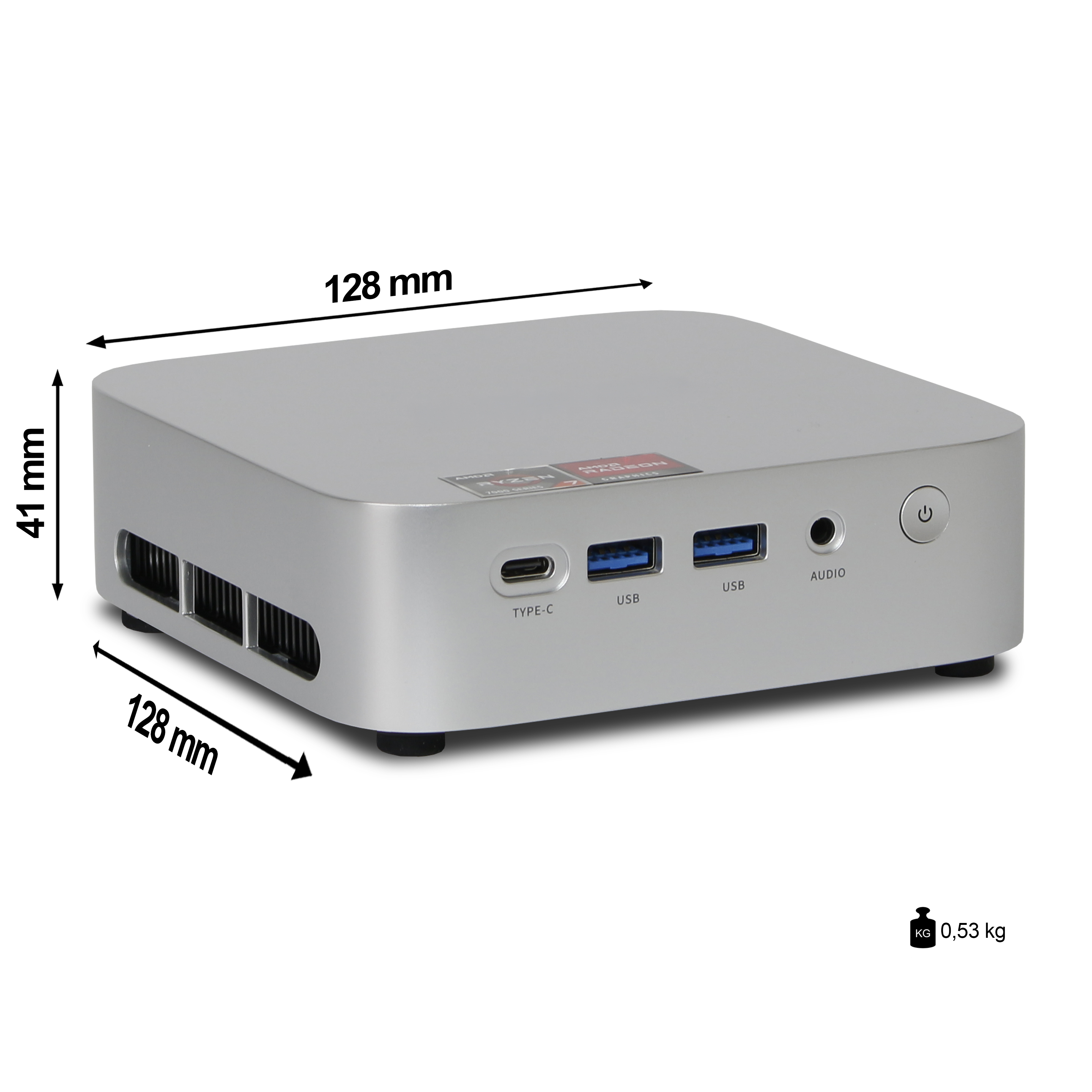Ank-IX M1 Mini PC | 24GB LPDDR5 RAM | 512GB NVMe SSD | Windows 11 | AMD Ryzen 7 - 7735HS | WLAN & Bluetooth | MS Office 2024 Ank-IX M1 Mini PC | 24GB LPDDR5 RAM | 512GB NVMe SSD | Windows 11 | AMD Ryzen 7 - 7735HS | WLAN & Bluetooth | MS Office 2024