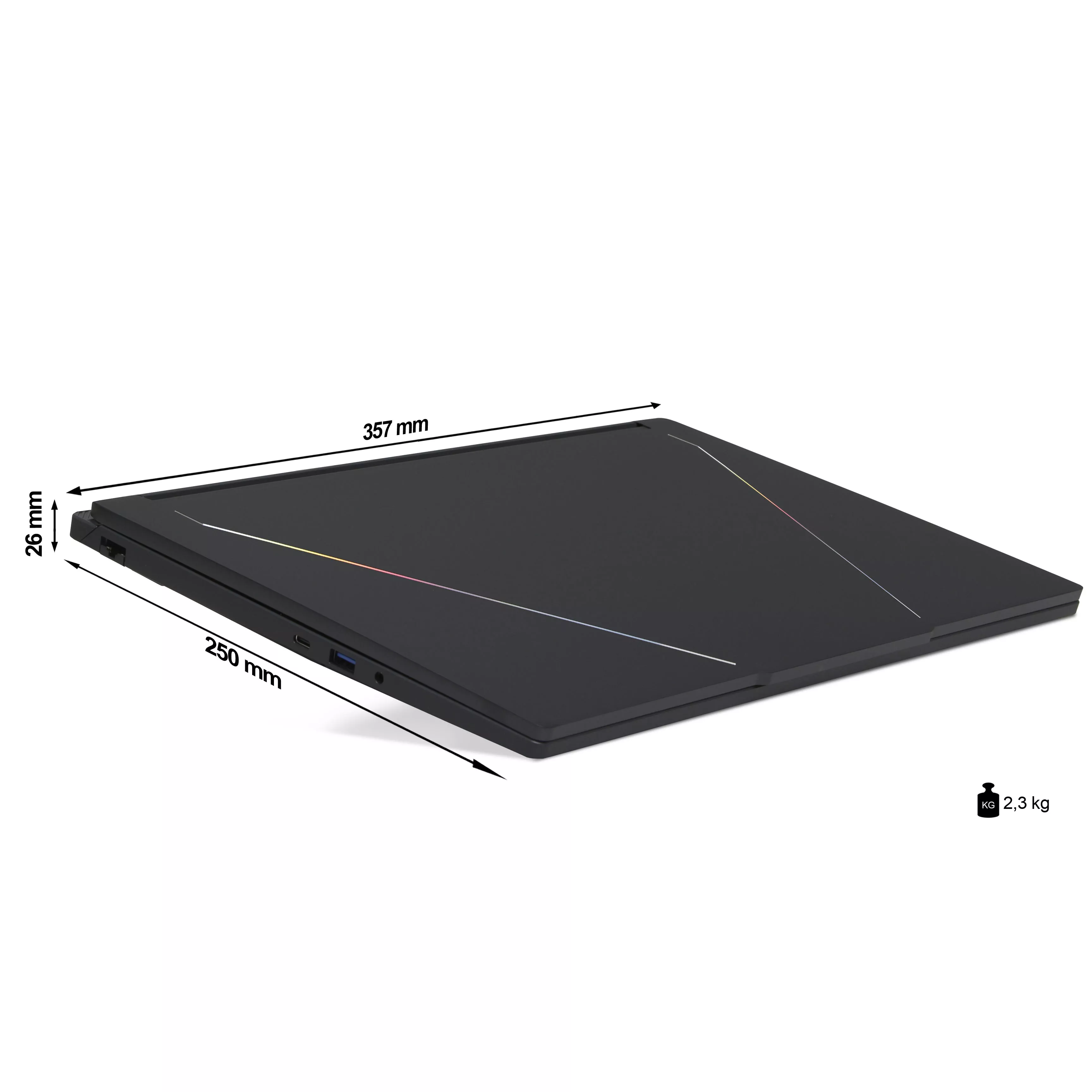 Ankermann GW6 Gaming Notebook | 64Go DDR5 RAM | 2To NVMe SSD | Intel Core i9-14900HX | 16 WQXGA LED Display | Nvidia GeForce RTX 5070 8GB | Windows 11 Pro | WiFi & Bluetooth | MS Office 2024