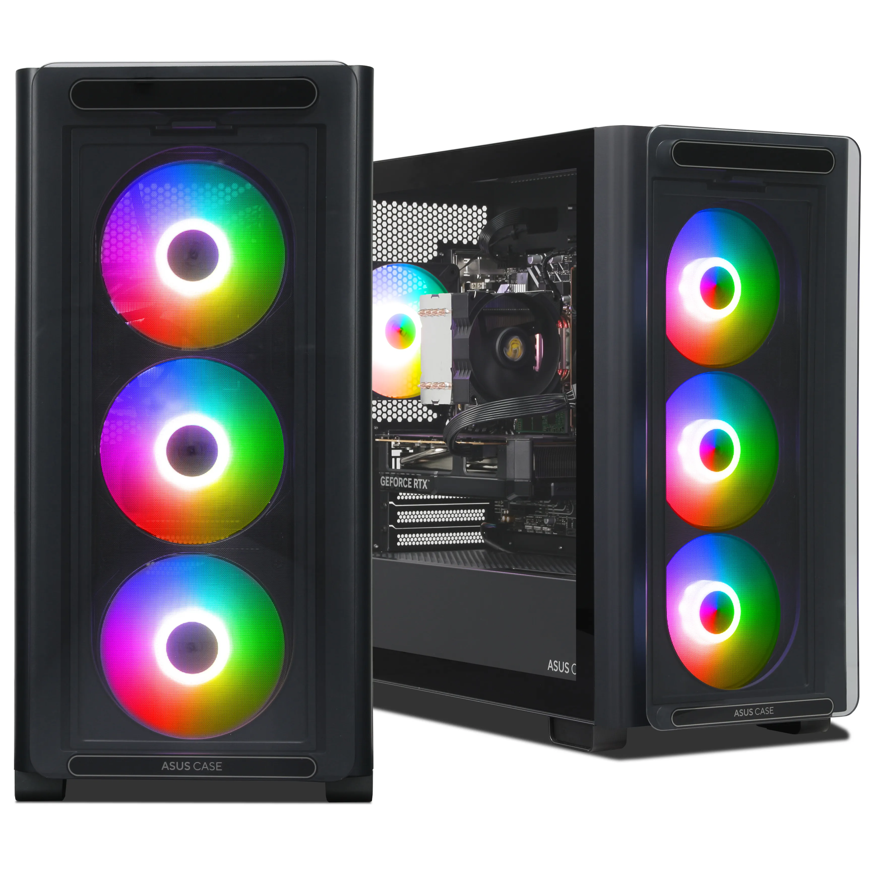 ASUS Shadow Gaming PC | Intel Core i5-14400F | Nvidia GeForce RTX 5060 8GB | 32GB DDR5 RAM | 1TB NVMe SSD | Windows 11 | WLAN & Bluetooth | Libre Office