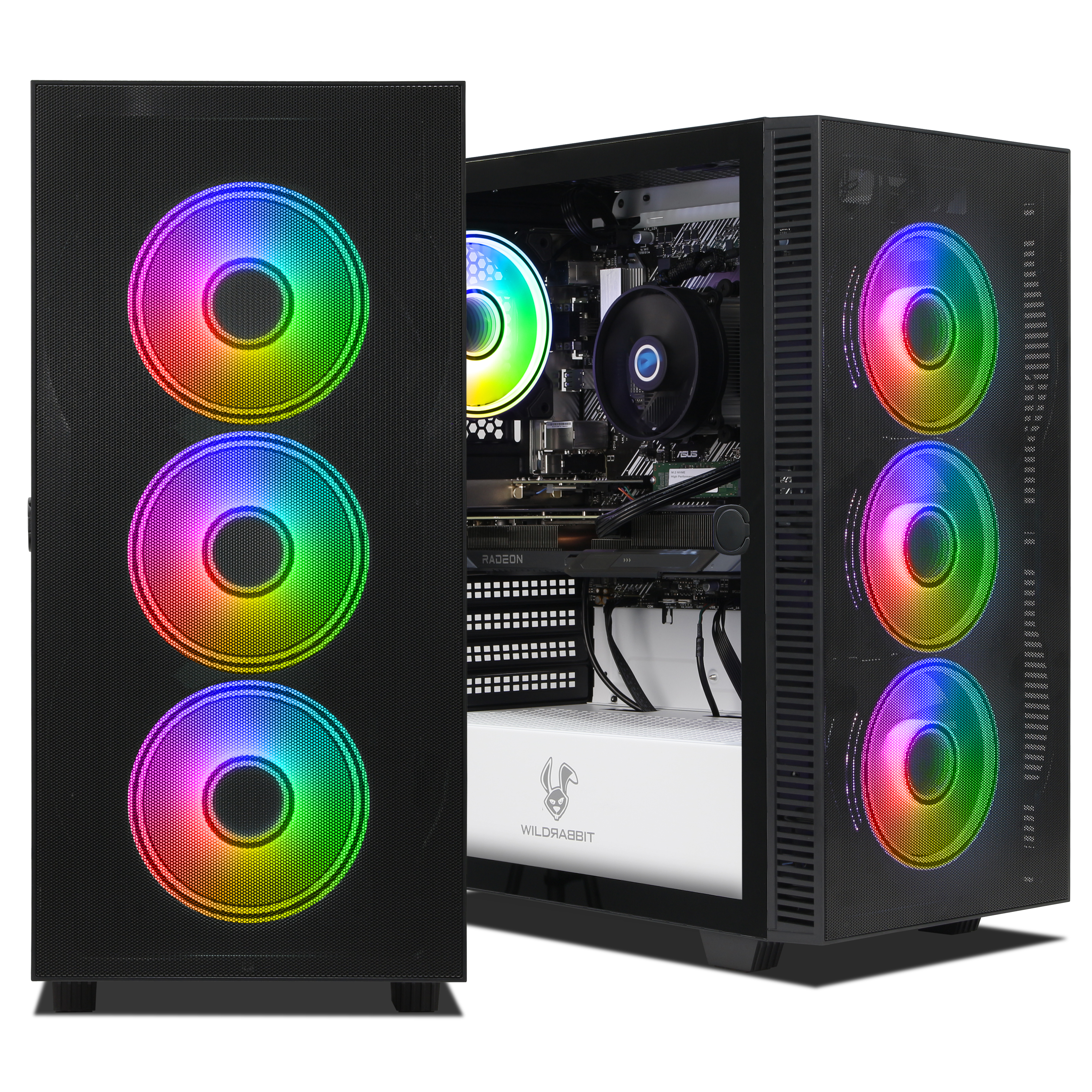 Wildrabbit Blaze | AMD Ryzen 5 5500 | Radeon RX 9060 XT 8GB | 16GB RAM | 1TB NVMe SSD | Windows 11 | WiFi & Bluetooth Wildrabbit Blaze | AMD Ryzen 5 5500 | Radeon RX 9060 XT 8GB | 16GB RAM | 1TB NVMe SSD | Windows 11 | WiFi & Bluetooth