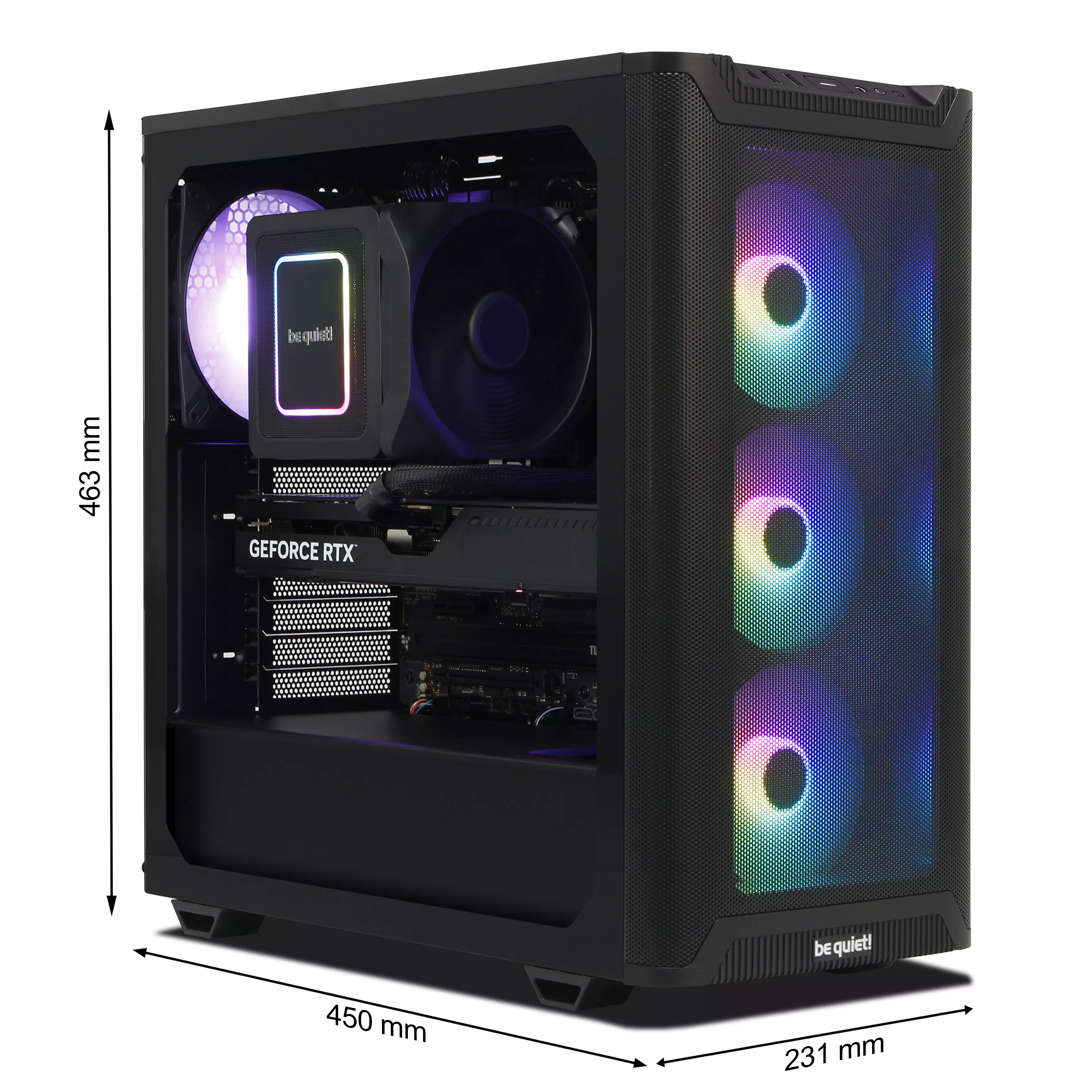 WILDRABBIT EvoCore X Gaming PC | Intel Core Ultra 7 265K | Nvidia GeForce RTX 5070 Ti 16GB | 32GB DDR5 RAM | 2TB NVMe SSD | Windows 11 | WiFi & Bluetooth