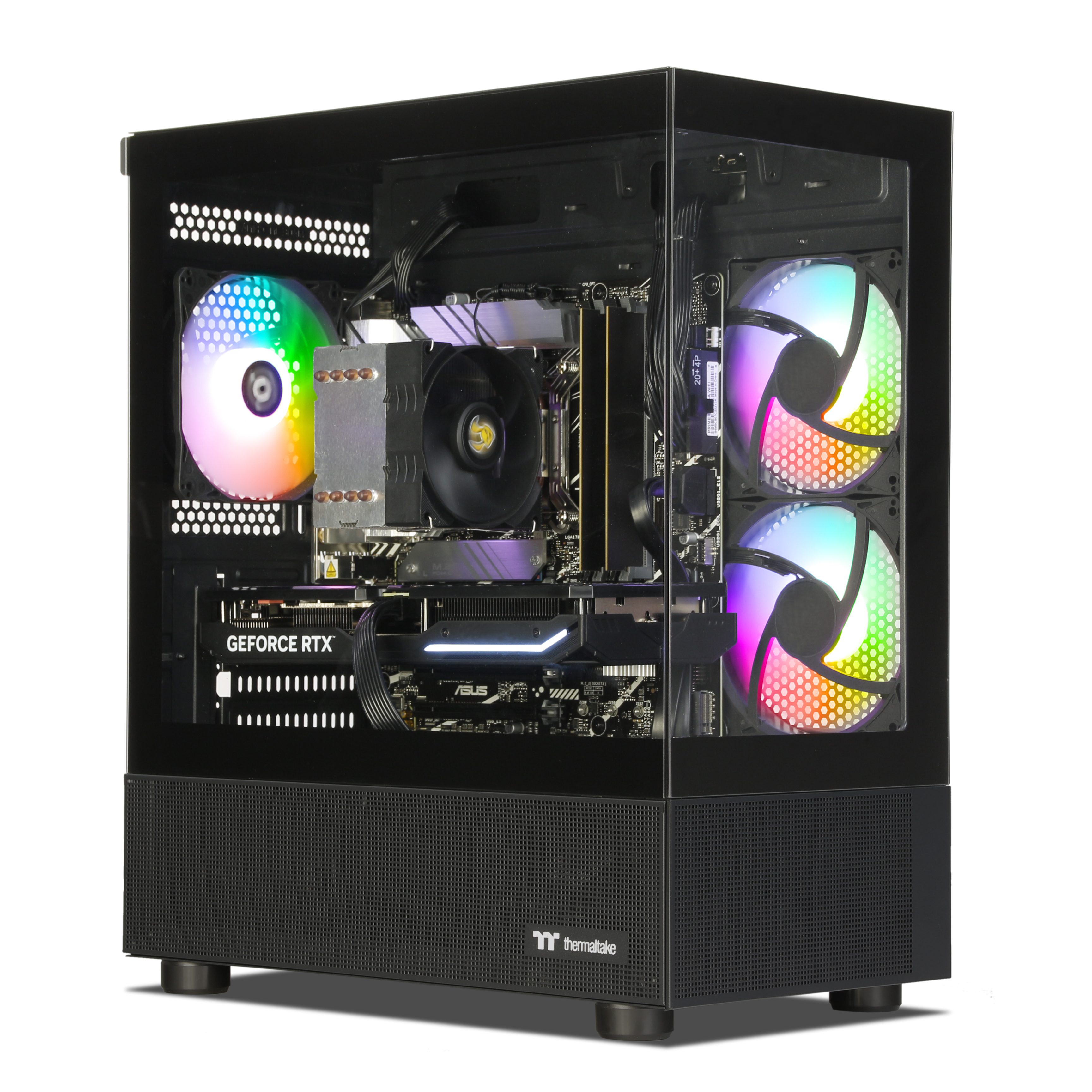 Wildrabbit Power V3+ Gaming PC | Intel Core i7-13700F | Nvidia GeForce RTX 5070 12GB | 32GB DDR5 RAM | 2TB NVMe SSD | Windows 11 | WiFi & Bluetooth | Libre Office