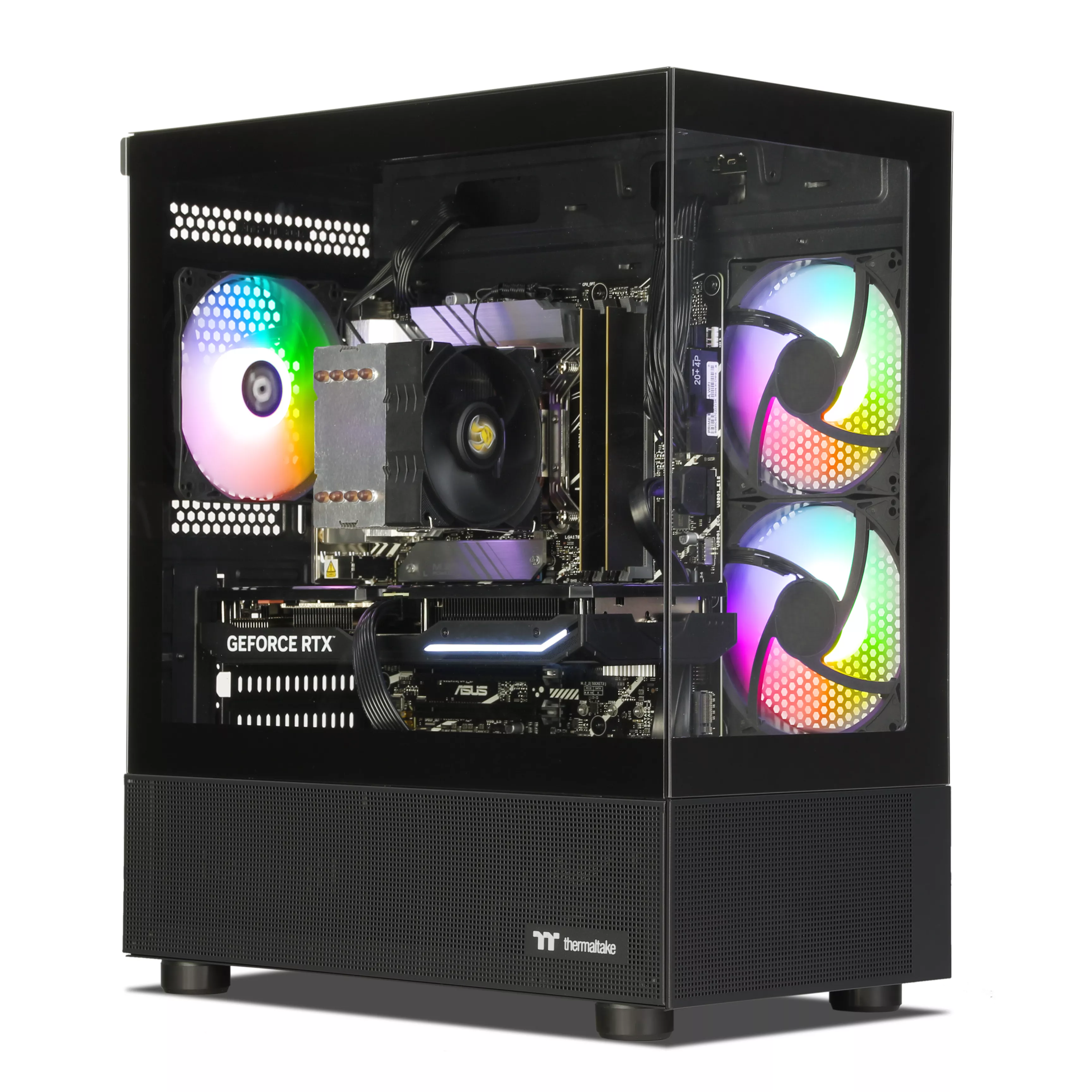 Wildrabbit Power V3+ Gaming PC | Intel Core i7-13700F | Nvidia GeForce RTX 5070 12GB | 32GB DDR5 RAM | 2TB NVMe SSD | Windows 11 | WiFi & Bluetooth | Libre Office