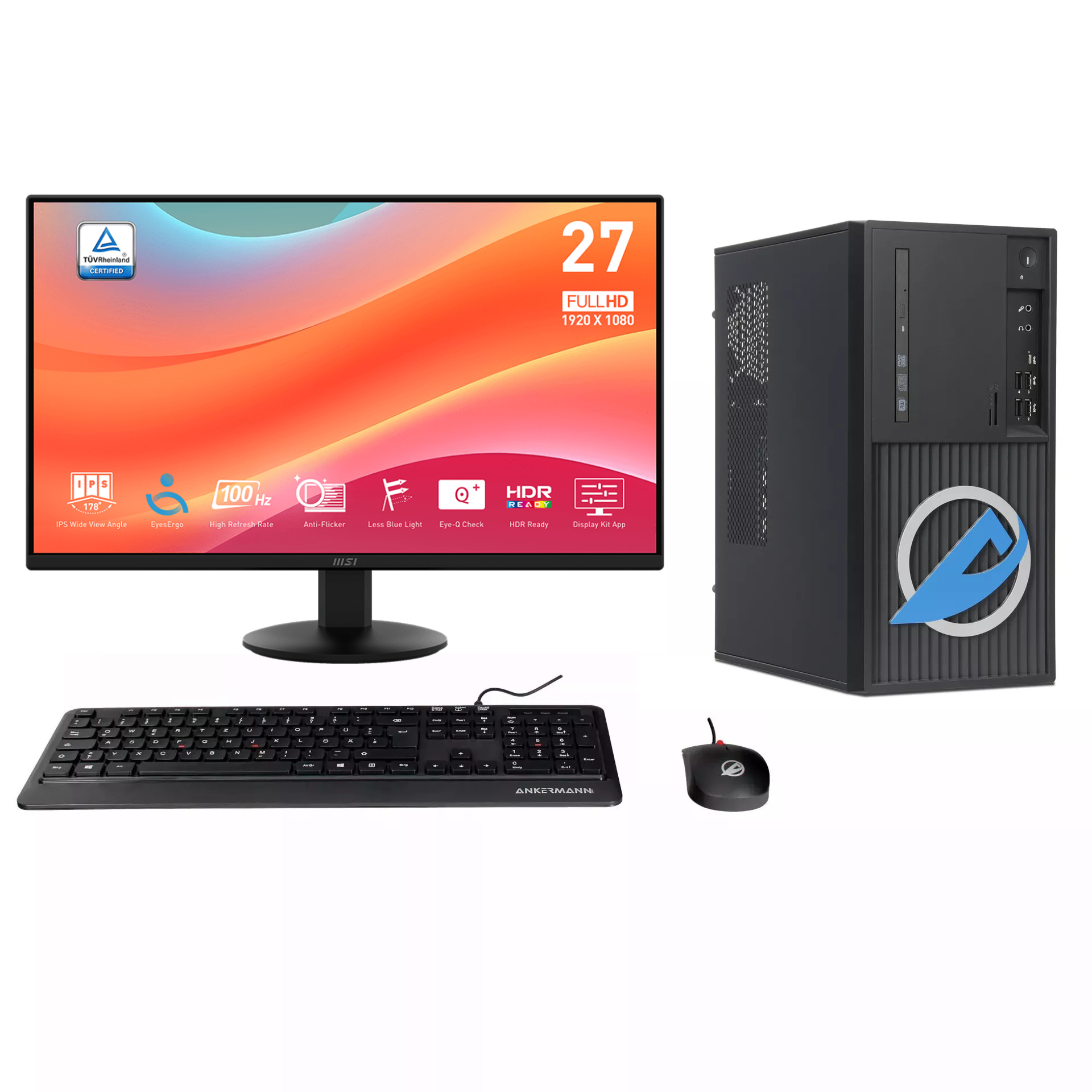 CAD Work Business | Intel Core i7-8700 | Nvidia Quadro K620 2GB | 32GB RAM | 480GB NVMe SSD | Windows 11 | WiFi | 27" Monitor | Ratón & teclado | Libre Office CAD Work Business | Intel Core i7-8700 | Nvidia Quadro K620 2GB | 32GB RAM | 480GB NVMe SSD | Windows 11 | WiFi | 27" Monitor | Ratón & teclado | Libre Office