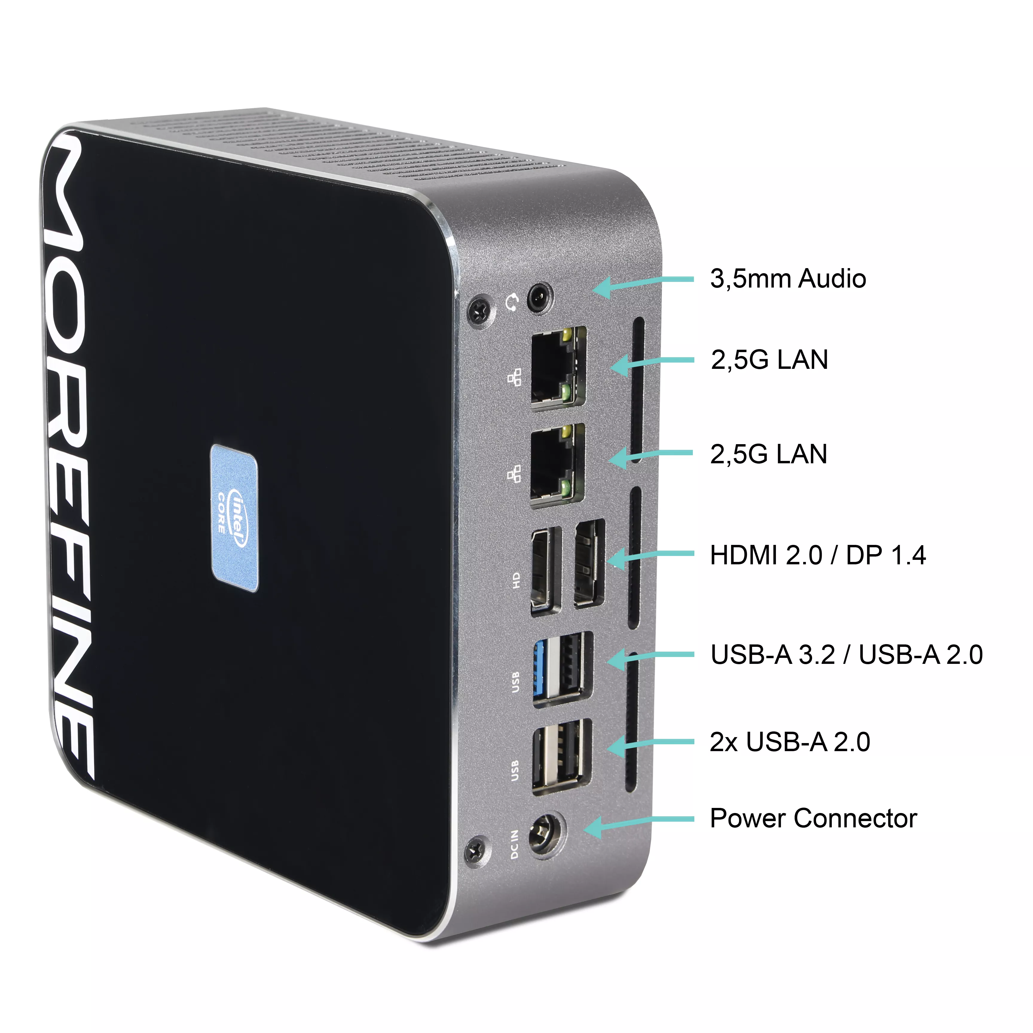 Ankermann S600 Mini PC | 32GB RAM | 1TB NVMe SSD | Windows 11 | Intel Core i9-13900HK | WLAN & Bluetooth | MS Office 2024