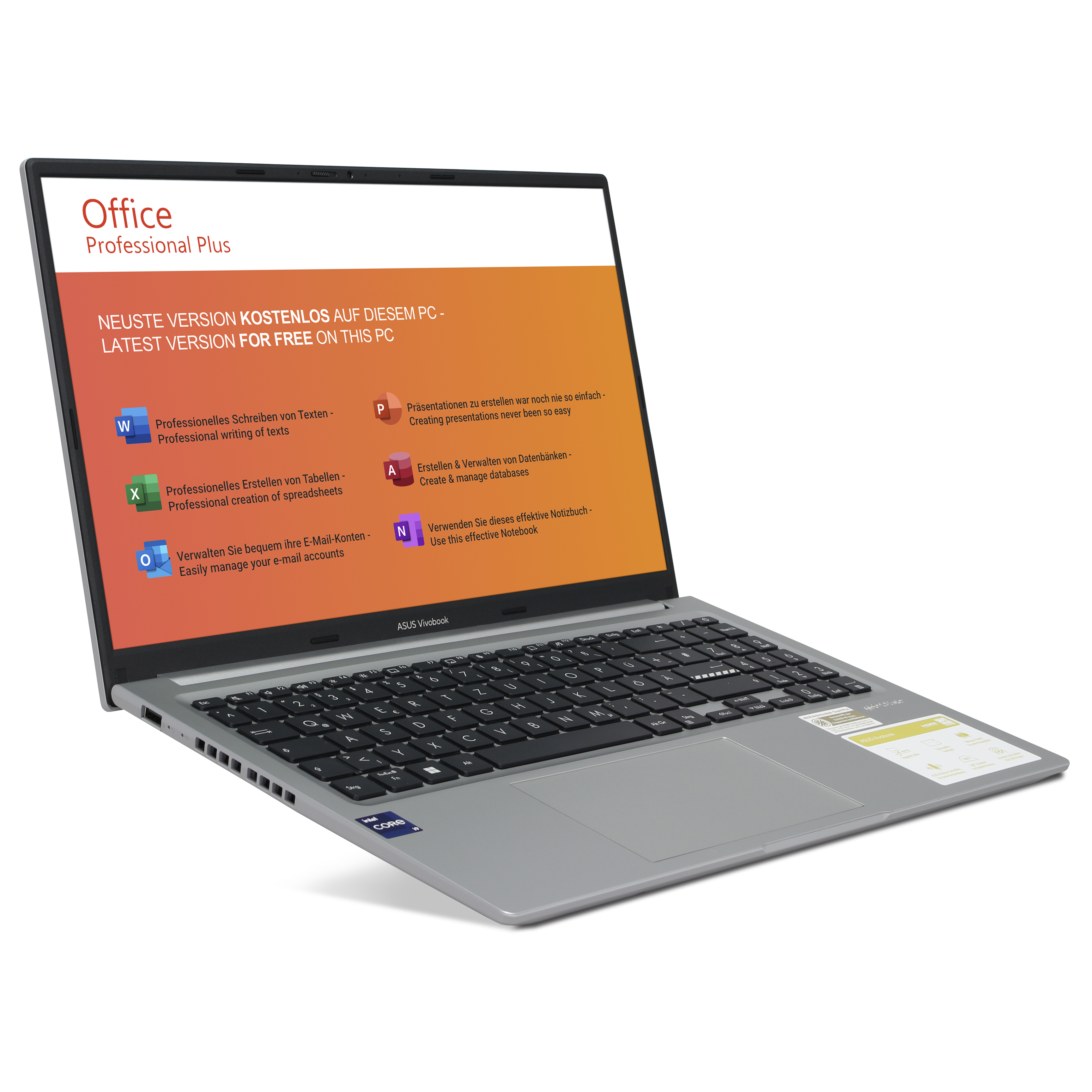 ASUS Vivobook X1505V | 16GB RAM | 1TB NVMe SSD | ASUS Vivobook X1505VA-MA921 | Intel Core i9-13900H | 15.6" OLED Display | Windows 11 Pro | WiFi & Bluetooth | MS Office 2024 ASUS Vivobook X1505V | 16GB RAM | 1TB NVMe SSD | ASUS Vivobook X1505VA-MA921 | Intel Core i9-13900H | 15.6" OLED Display | Windows 11 Pro | WiFi & Bluetooth | MS Office 2024