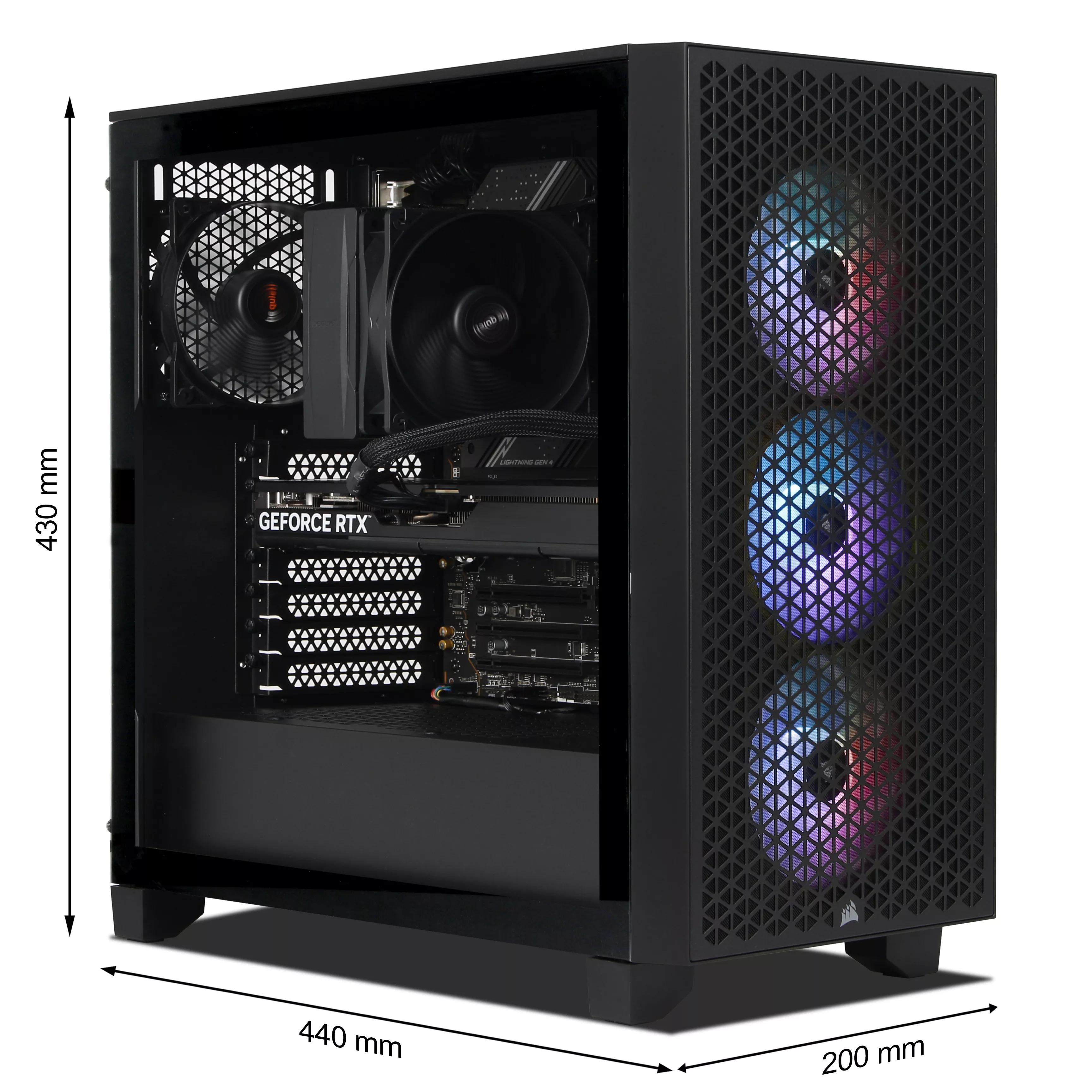 General Gaming PC | Intel Core i7-13700F | Nvidia GeForce RTX 5070 12GB | 32GB DDR5 RAM | 1TB NVMe SSD | Windows 11 | WiFi & Bluetooth