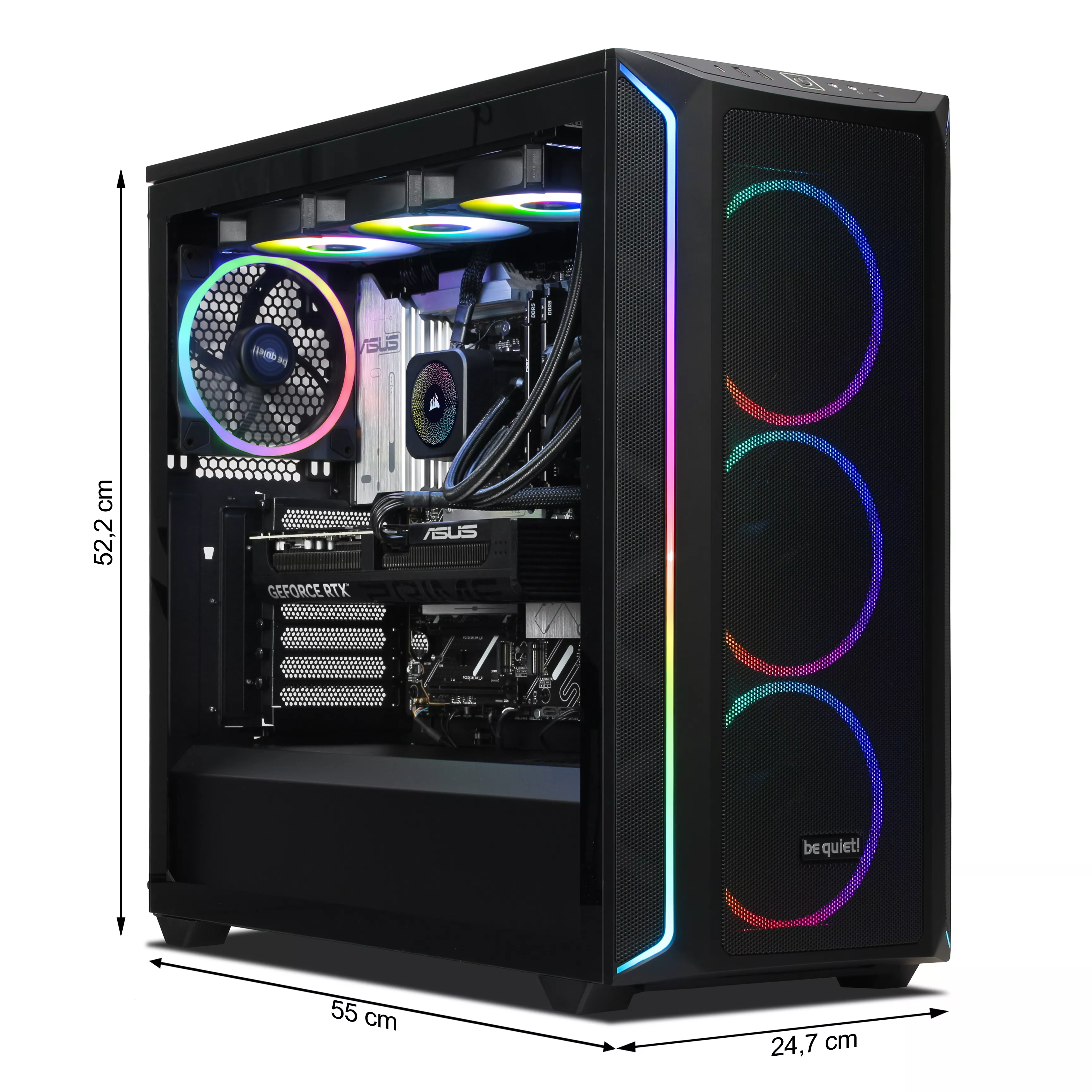 Gaming PC | AMD Ryzen 7 9800X3D | Nvidia GeForce RTX 5070 Ti 16Go | 32Go DDR5 RAM | 2To NVMe SSD | Windows 11 | WiFi & Bluetooth