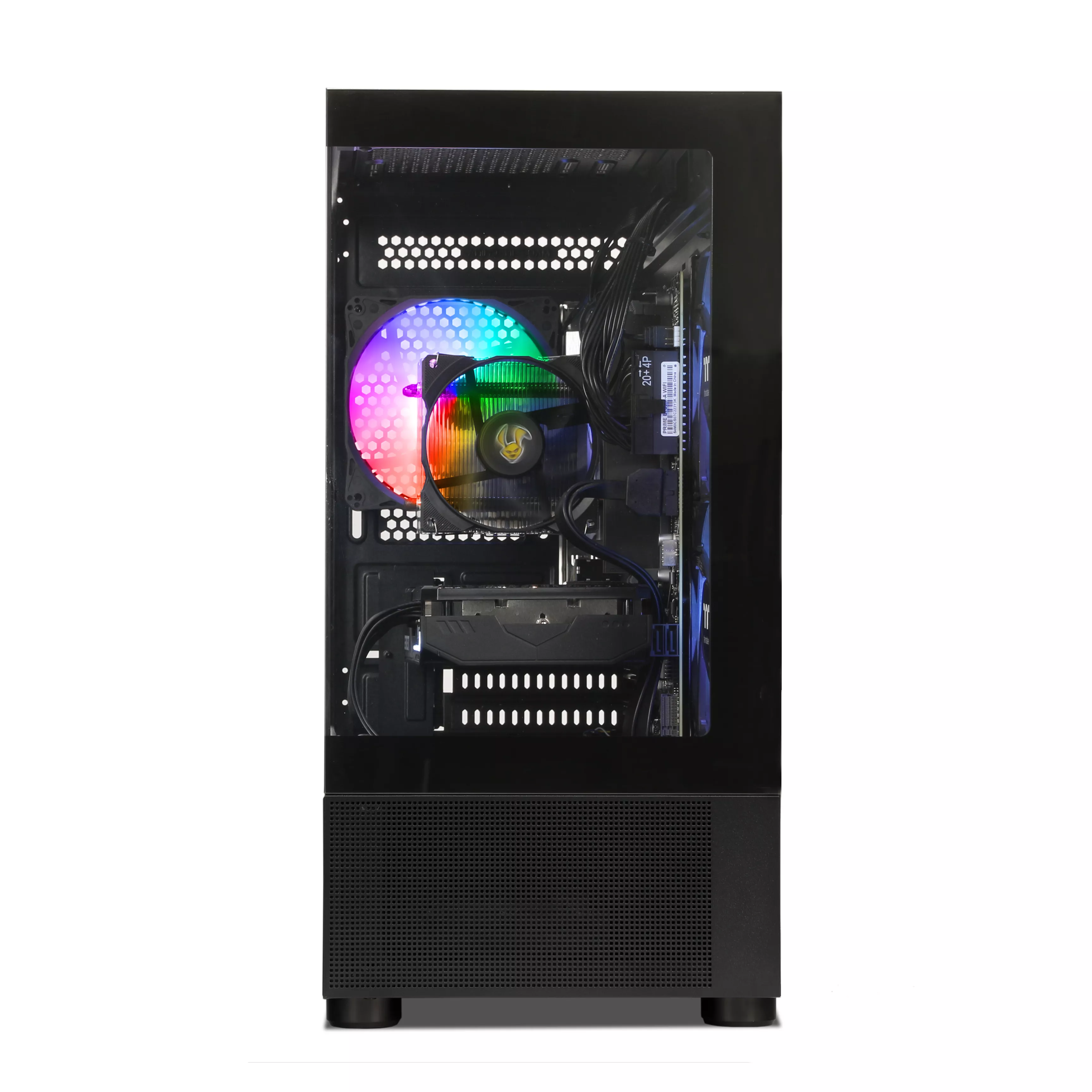 Wildrabbit Power V3+ Gaming PC | Intel Core i7-13700F | Nvidia GeForce RTX 5070 12GB | 32GB DDR5 RAM | 2TB NVMe SSD | Windows 11 | WiFi & Bluetooth | Libre Office