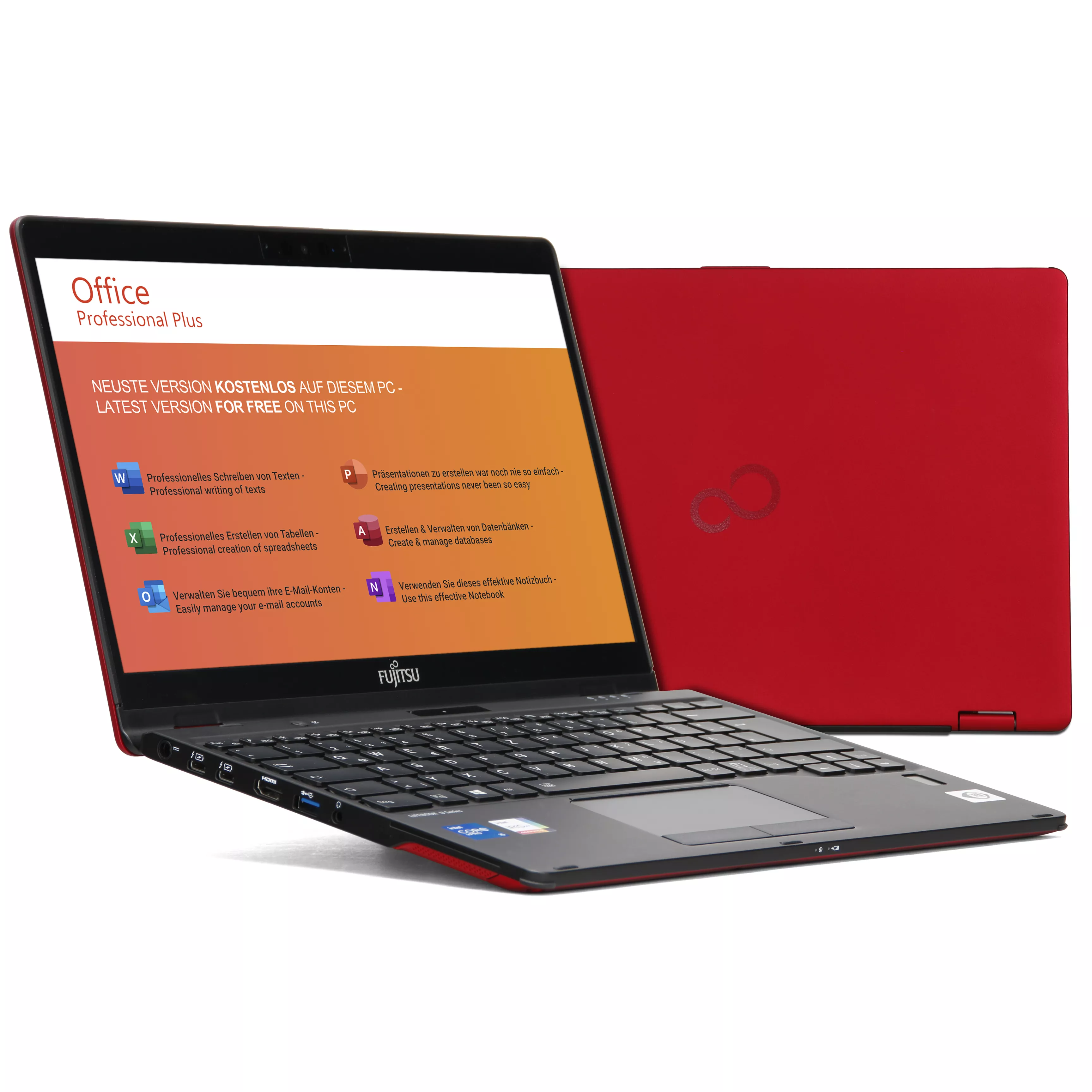 Fujitsu Notebook Lifebook U9311X | Intel Core i5-1145G7 | 16GB RAM | 512GB NVMe SSD | 13.3" Full HD 360° Tablet-Mode Touchscreen | Windows 11 Pro | WLAN & Bluetooth | MS Office 2024