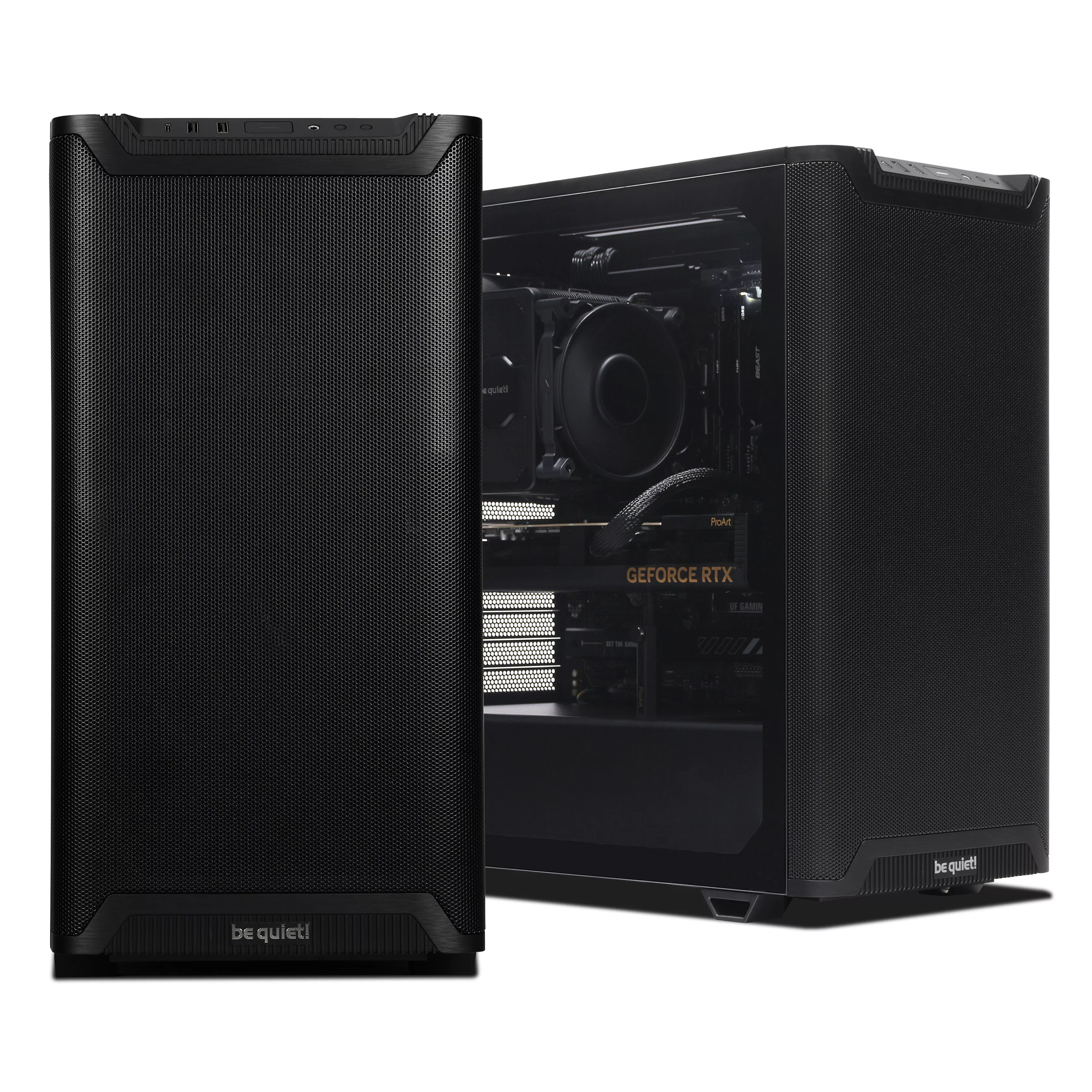 WILDRABBIT DARK SHADOW Gaming PC | Ryzen 7 7800X3D | Nvidia GeForce RTX 5070 TI OC 16GB | 32GB DDR5 RAM | 2TB NVMe SSD | Windows 11 | WLAN & Bluetooth