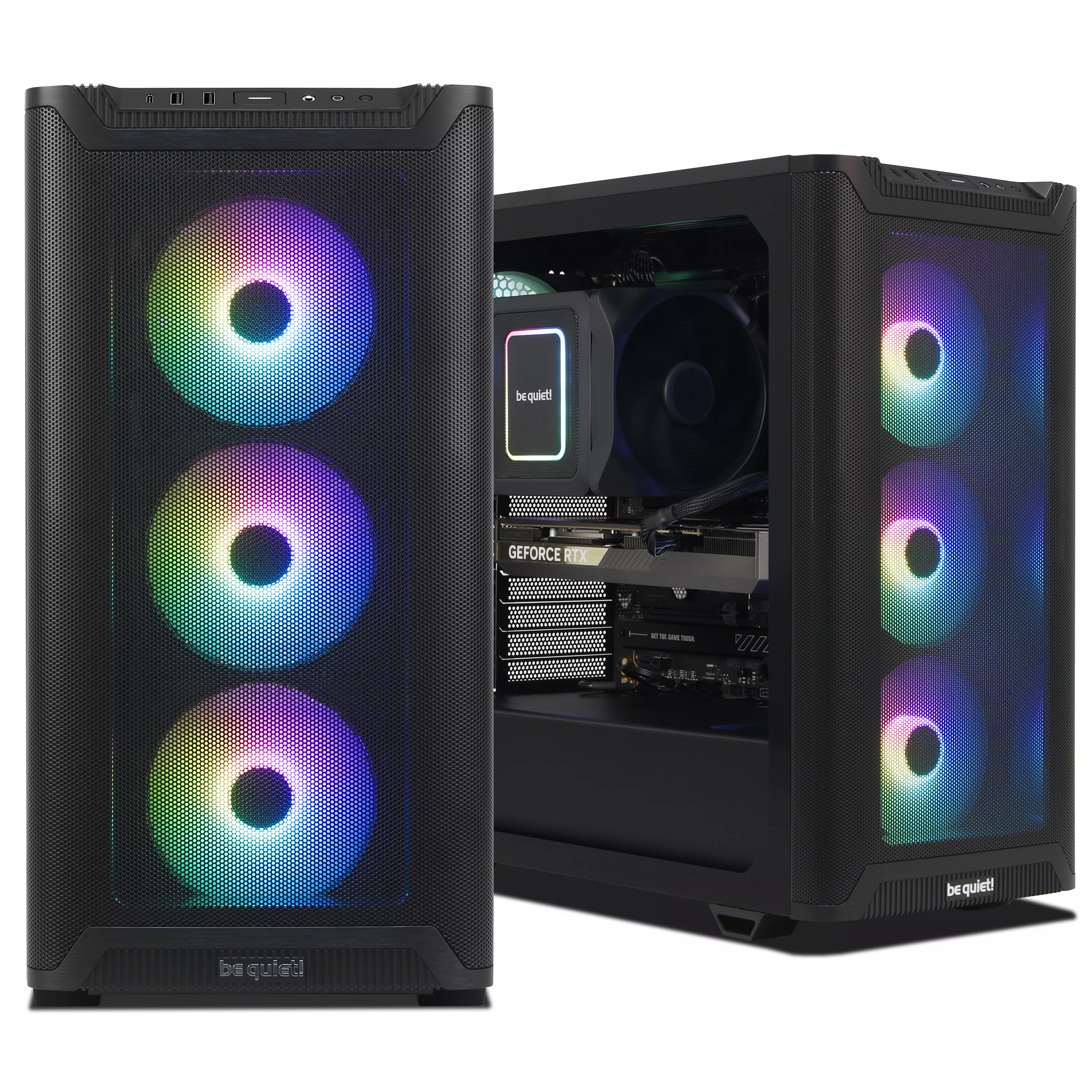 WILDRABBIT LUMINOUS Gaming PC | AMD Ryzen 7 9800X3D | Nvidia GefForce RTX 5070 Ti 16GB | 32GB DDR5 RAM | 2TB NVMe SSD | Windows 11 | WiFi & Bluetooth
