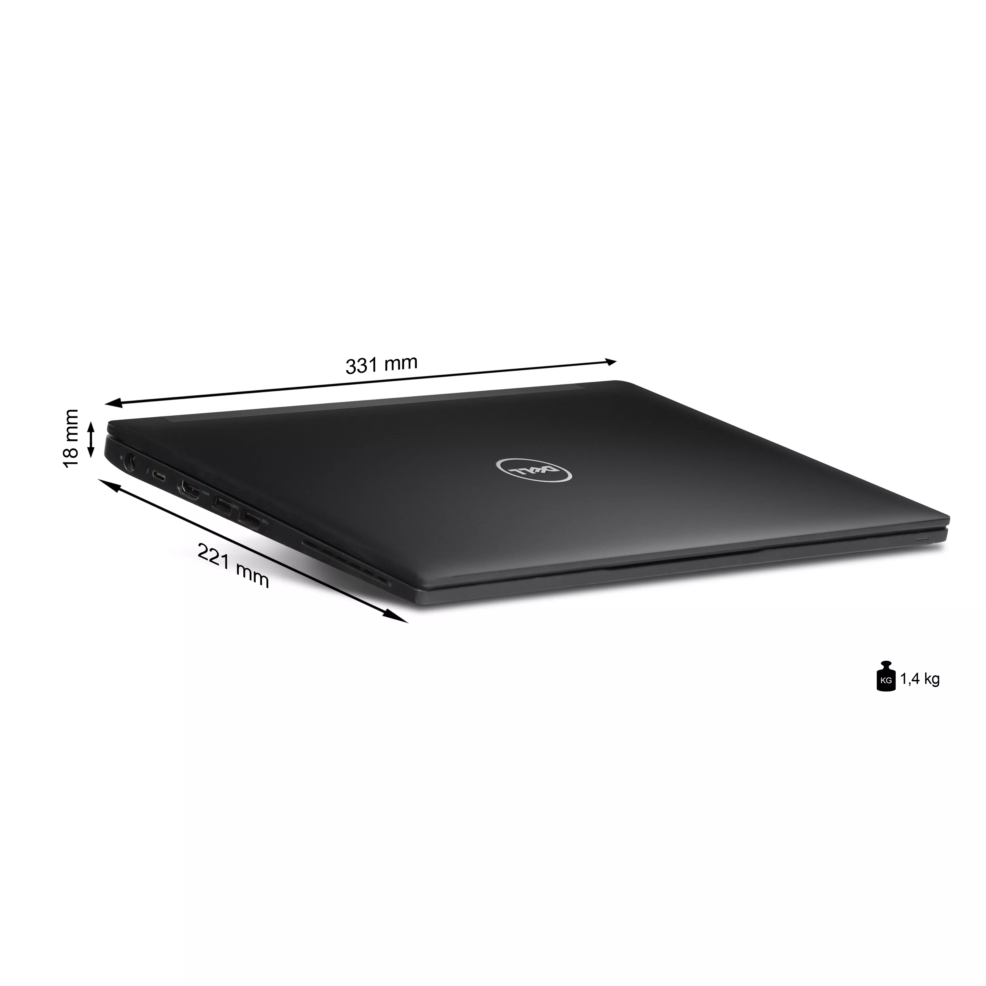 DELL Latitude 7490 | Intel Core i7-8650U | Intel UHD 620 | 16GB RAM | 1TB NVMe SSD | 14" 1920x1080 Display | WiFi & BT | Windows 11 | MS Office 2024 | Deutsche Tastatur
