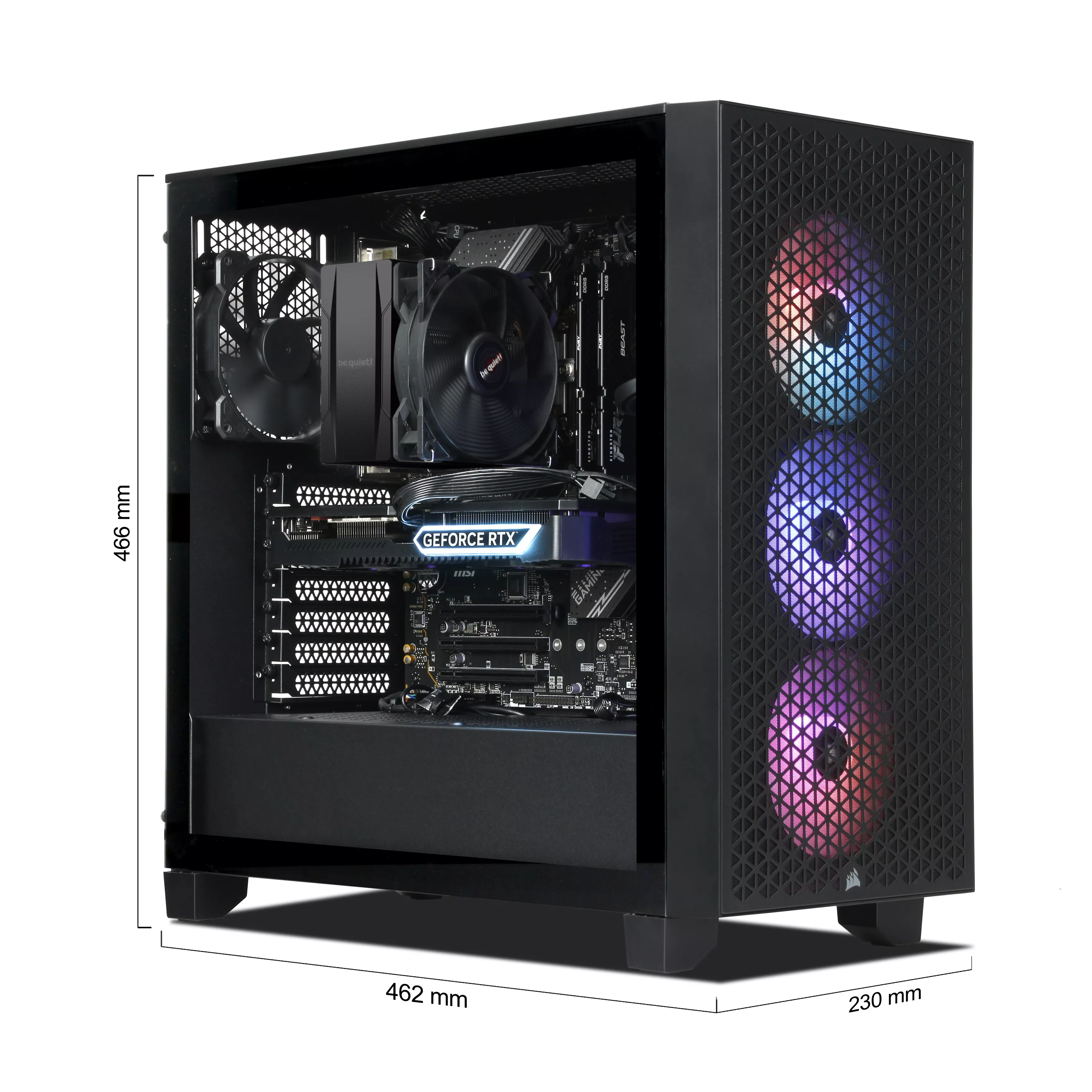 General Gaming PC | Intel Core i9-12900F | Nvidia GeForce RTX 5070 12GB | 32GB DDR5 RAM | 2TB NVMe SSD | Windows 11 | WLAN & Bluetooth