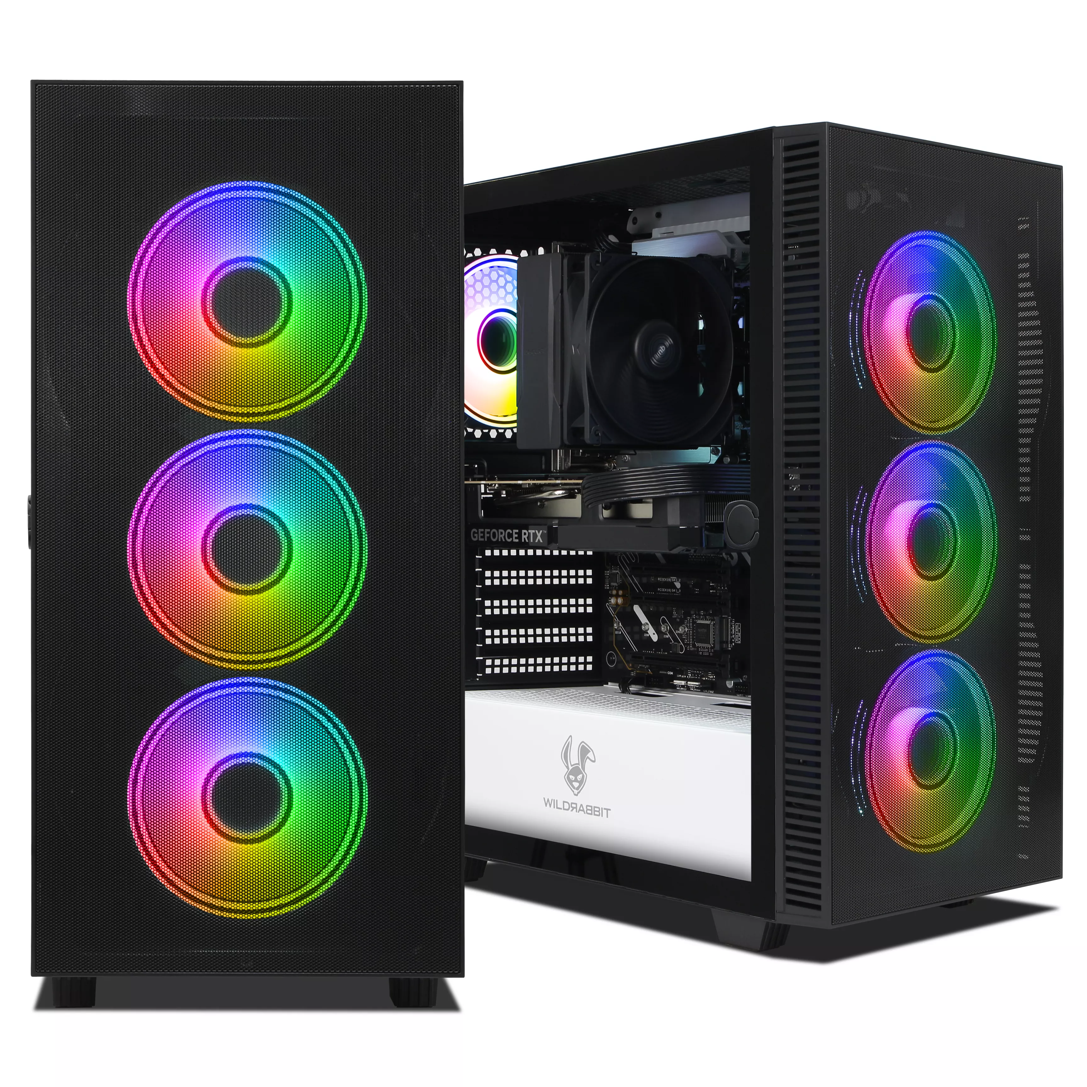 WILDRABBIT GAMING | Intel Core Ultra 7 265KF | Nvidia GeForce RTX 5070 12GB | 32GB DDR5 RAM | 1TB NVMe SSD | Windows 11 | WLAN & Bluetooth