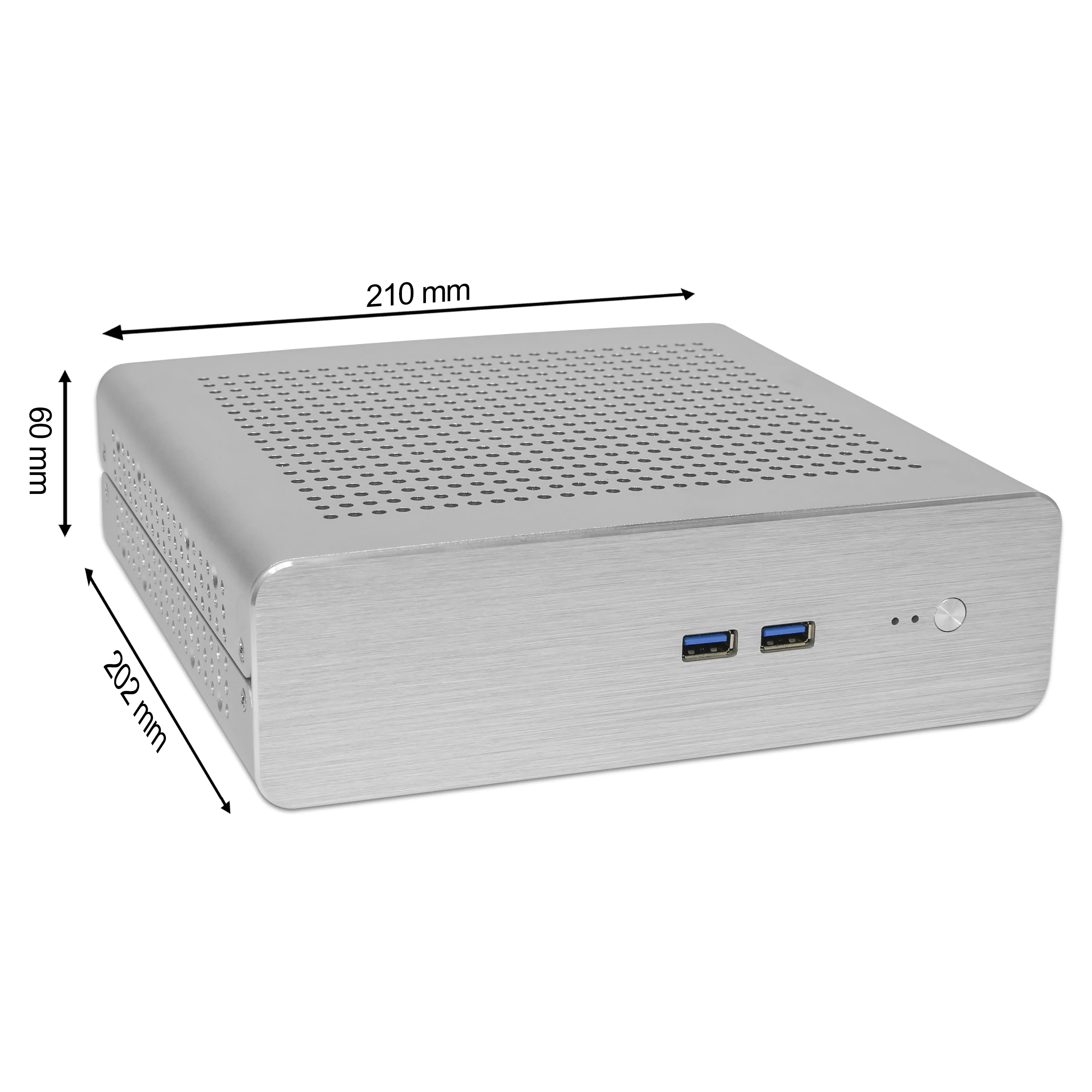 Ankermann SilverOne Mini PC | Intel Core i9-11900H | 16GB RAM DDR4 SO-DIMM | 960GB SSD | Ankermann Mini ITX PC Case | Windows 11 | WLAN & Bluetooth | MS Office 2024 Ankermann SilverOne Mini PC | Intel Core i9-11900H | 16GB RAM DDR4 SO-DIMM | 960GB SSD | Ankermann Mini ITX PC Case | Windows 11 | WLAN & Bluetooth | MS Office 2024
