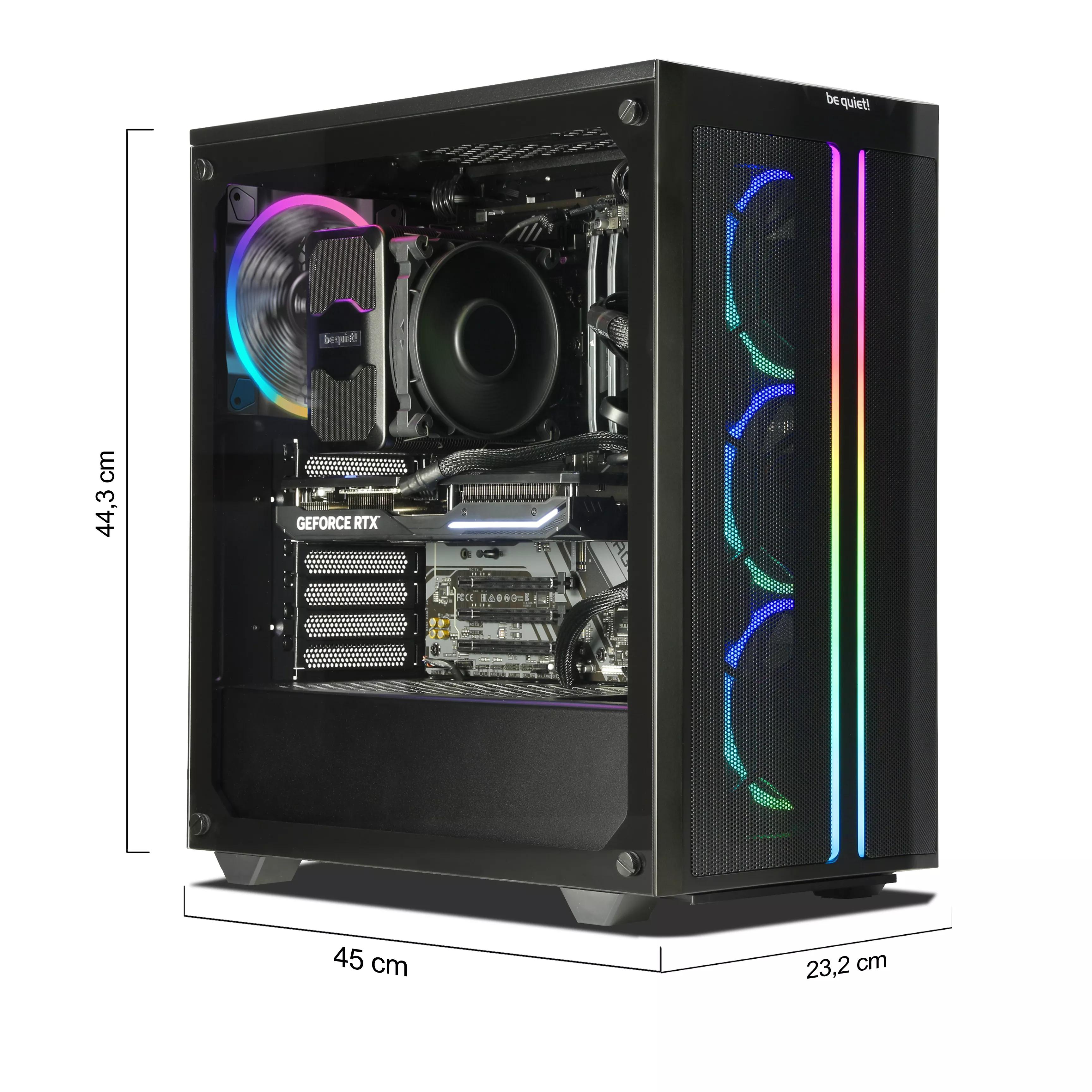 WILDRABBIT Gaming PC | AMD Ryzen 7 9700X | Nvidia GeForce RTX 5070 12GB | 32GB DDR5 RAM | 2TB NVMe SSD | Windows 11 | WLAN & Bluetooth