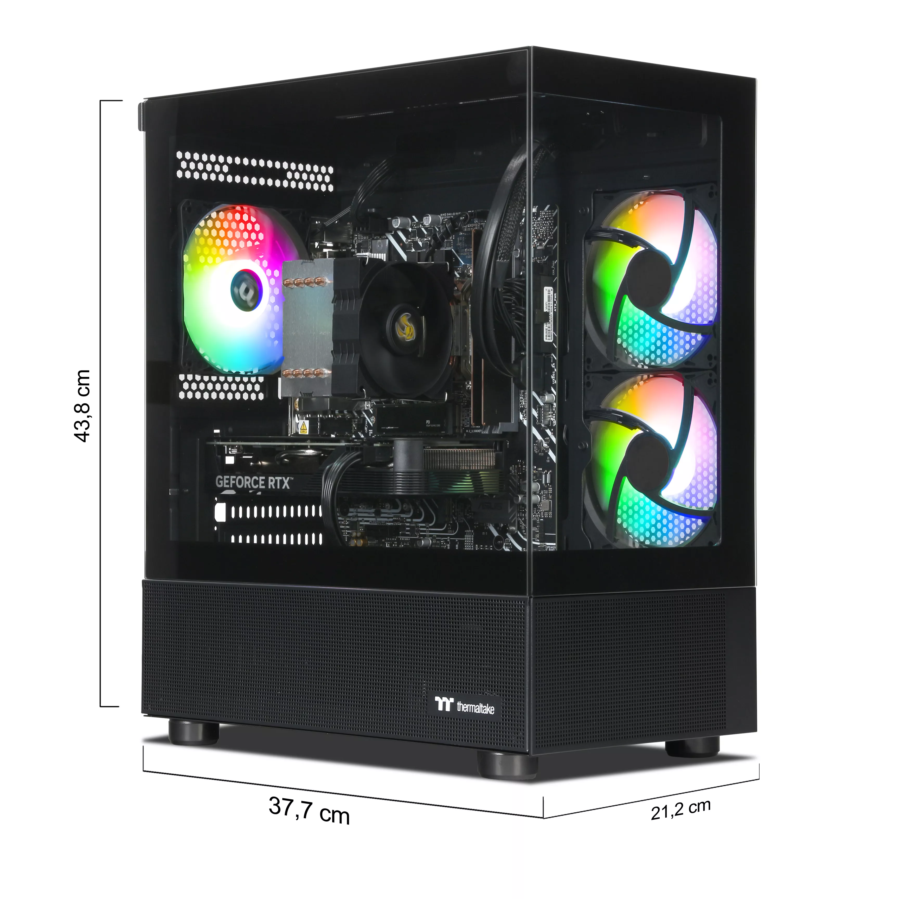 Gaming Office Work V3 | Intel Core i9-12900F | Nvidia GeForce RTX 4070 12GB | 32GB DDR5 RAM | 1TB NVMe SSD | Windows 11 | WLAN & Bluetooth | Libre Office