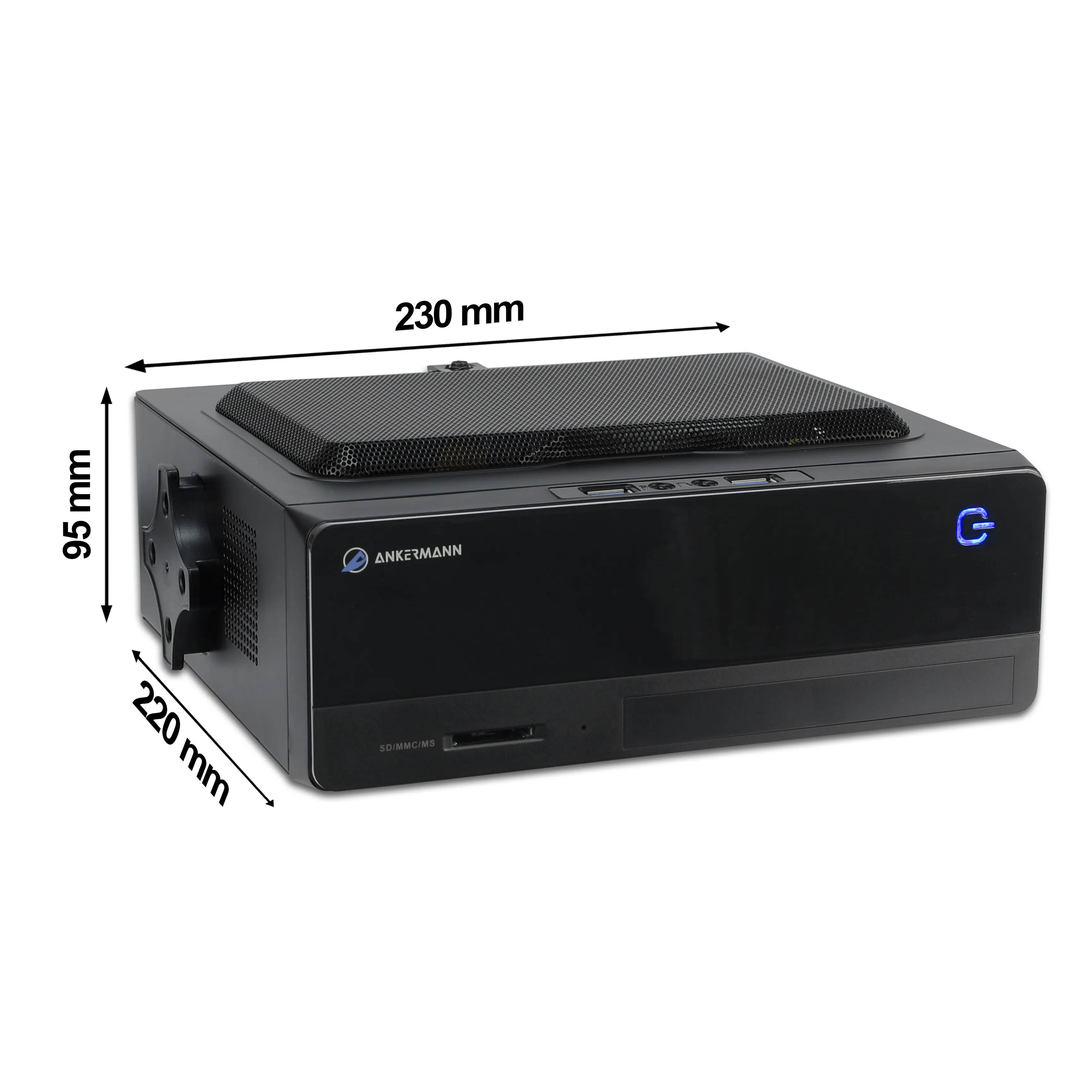 Ankermann S101 Mini PC | AMD Ryzen 9 6900HX | 16GB RAM | 960GB SSD | Windows 11 | WLAN & Bluetooth | MS Office 2024 Ankermann S101 Mini PC | AMD Ryzen 9 6900HX | 16GB RAM | 960GB SSD | Windows 11 | WLAN & Bluetooth | MS Office 2024