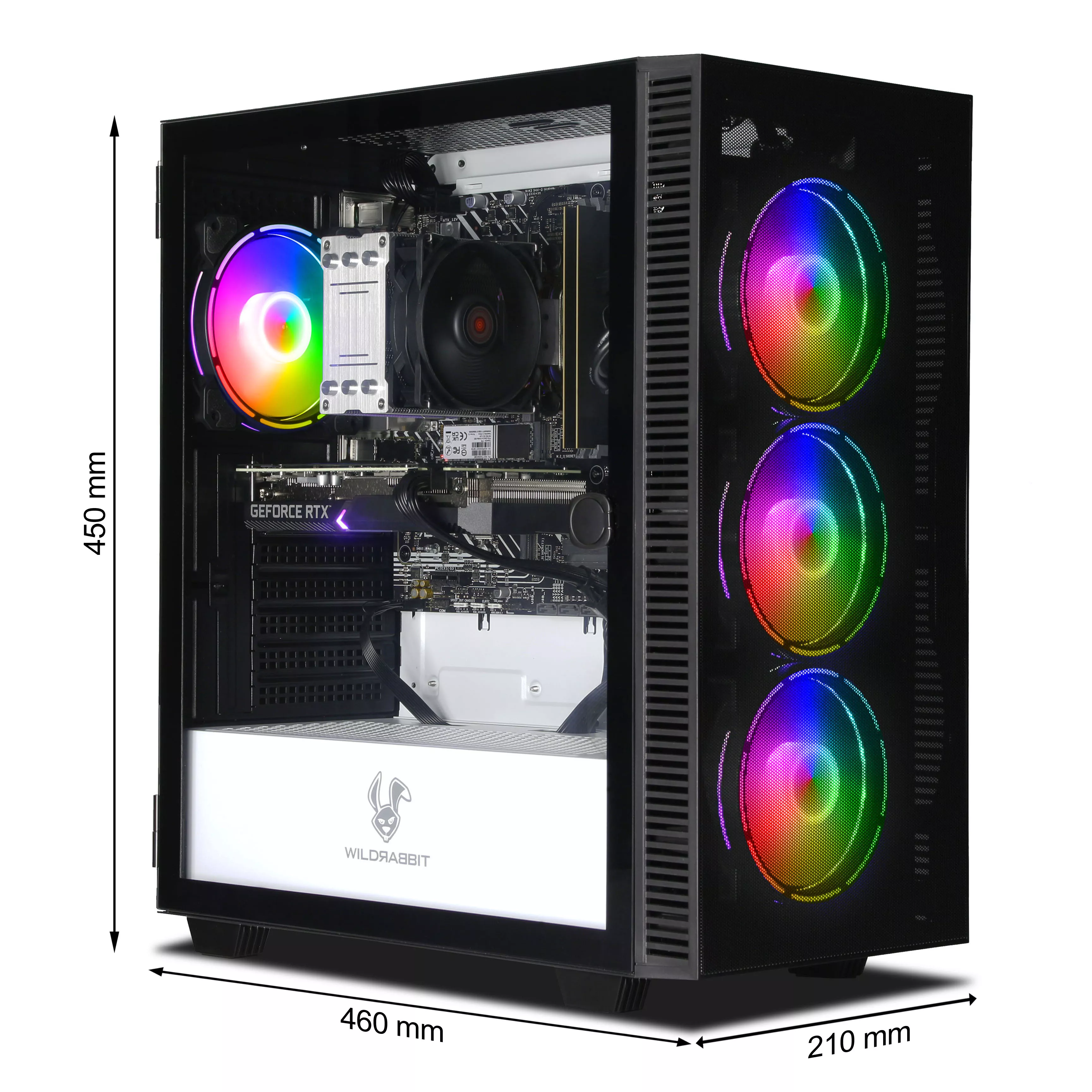 Gaming Office Work V3 | Intel Core i7-13700F | Nvidia GeForce RTX 4060 8Go | 32Go DDR5 RAM | 1To NVMe SSD | Windows 11 | WiFi & Bluetooth | Libre Office