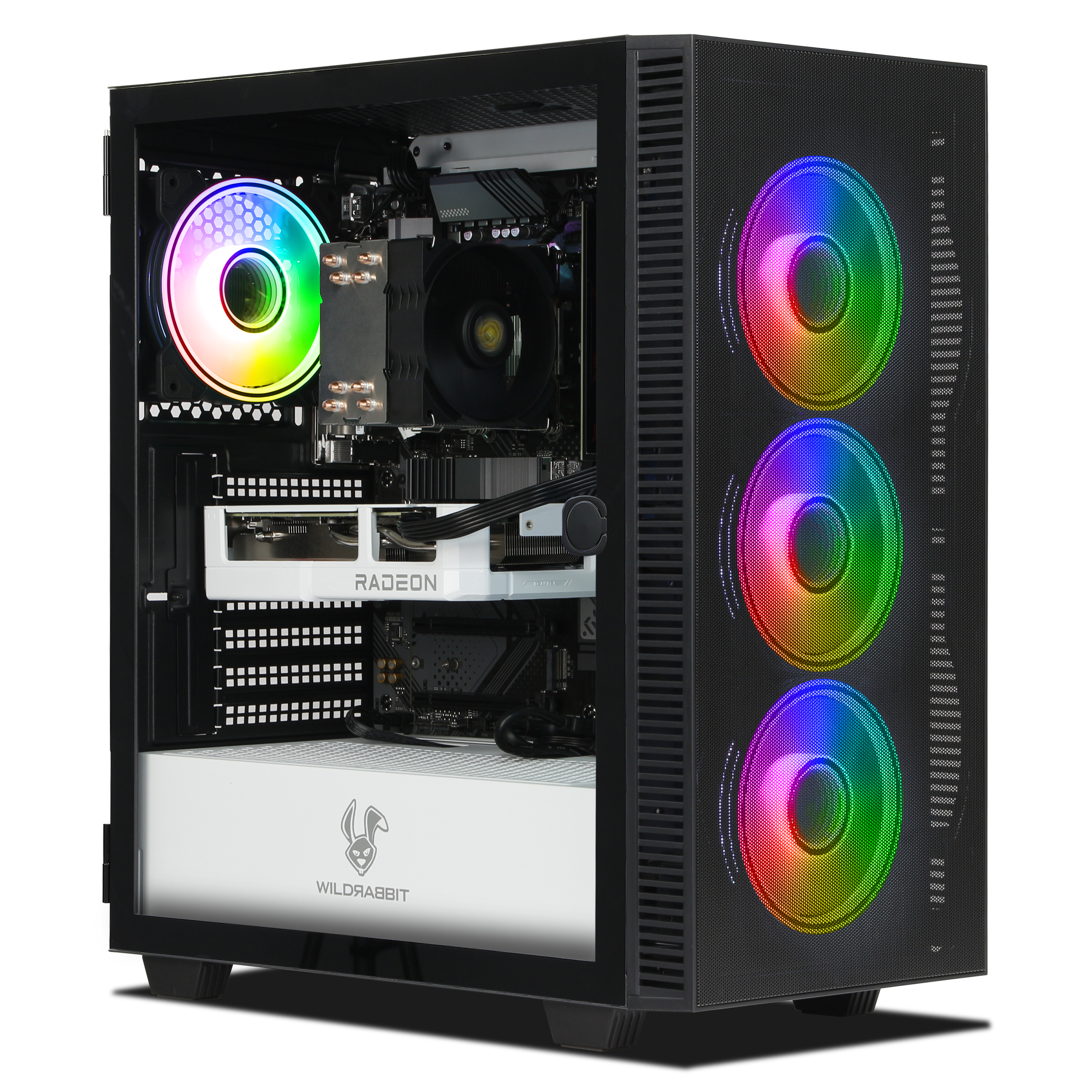 Gaming PC | AMD Ryzen 7 5700X | AMD RX 9060XT 16GB | 32GB RAM | 1TB NVMe SSD | Windows 11 | WiFi & Bluetooth Gaming PC | AMD Ryzen 7 5700X | AMD RX 9060XT 16GB | 32GB RAM | 1TB NVMe SSD | Windows 11 | WiFi & Bluetooth