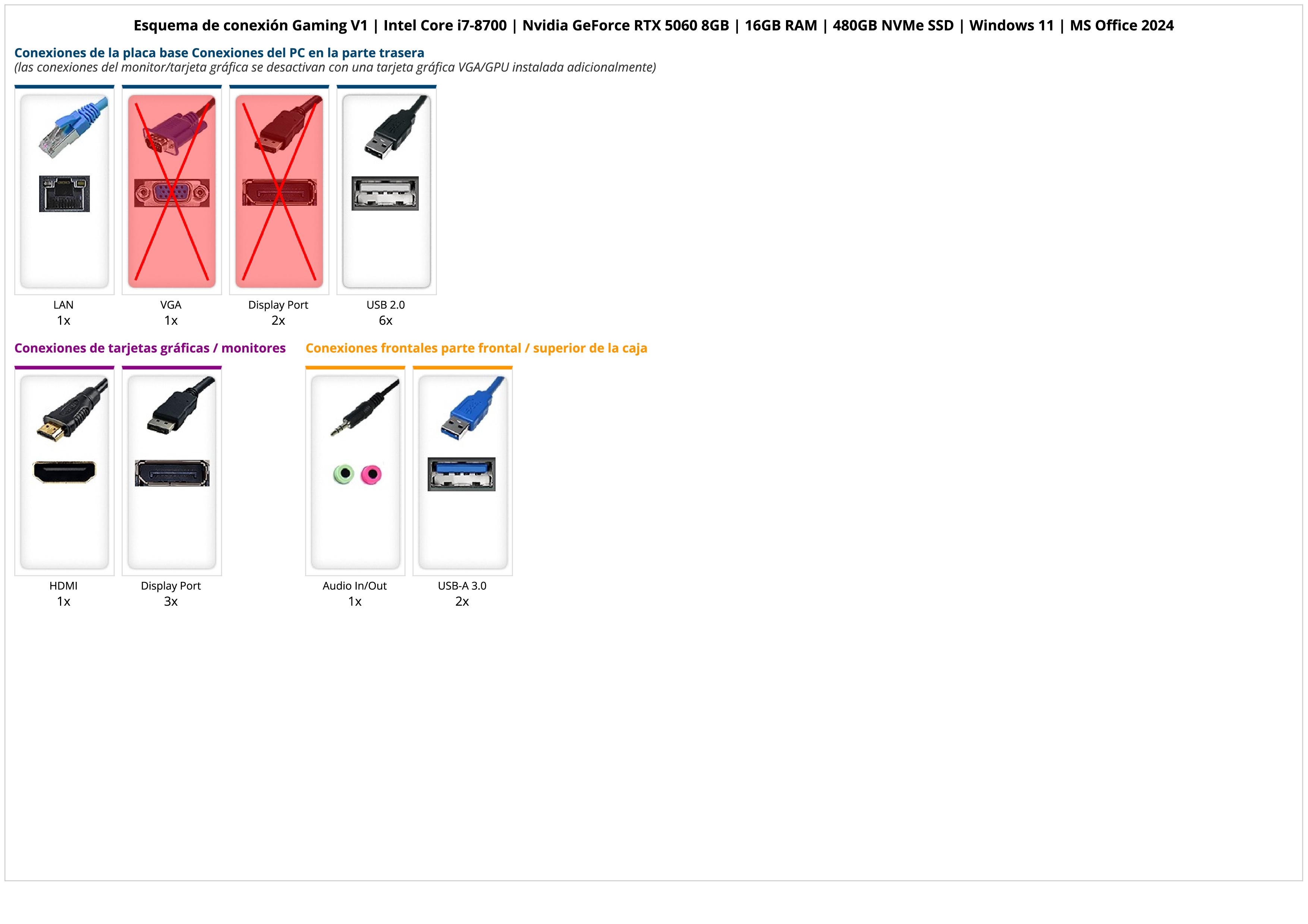 Gaming V1 | Intel Core i7-8700 | Nvidia GeForce RTX 5060 8GB | 16GB RAM | 480GB NVMe SSD | Windows 11 | MS Office 2024 Gaming V1 | Intel Core i7-8700 | Nvidia GeForce RTX 5060 8GB | 16GB RAM | 480GB NVMe SSD | Windows 11 | MS Office 2024