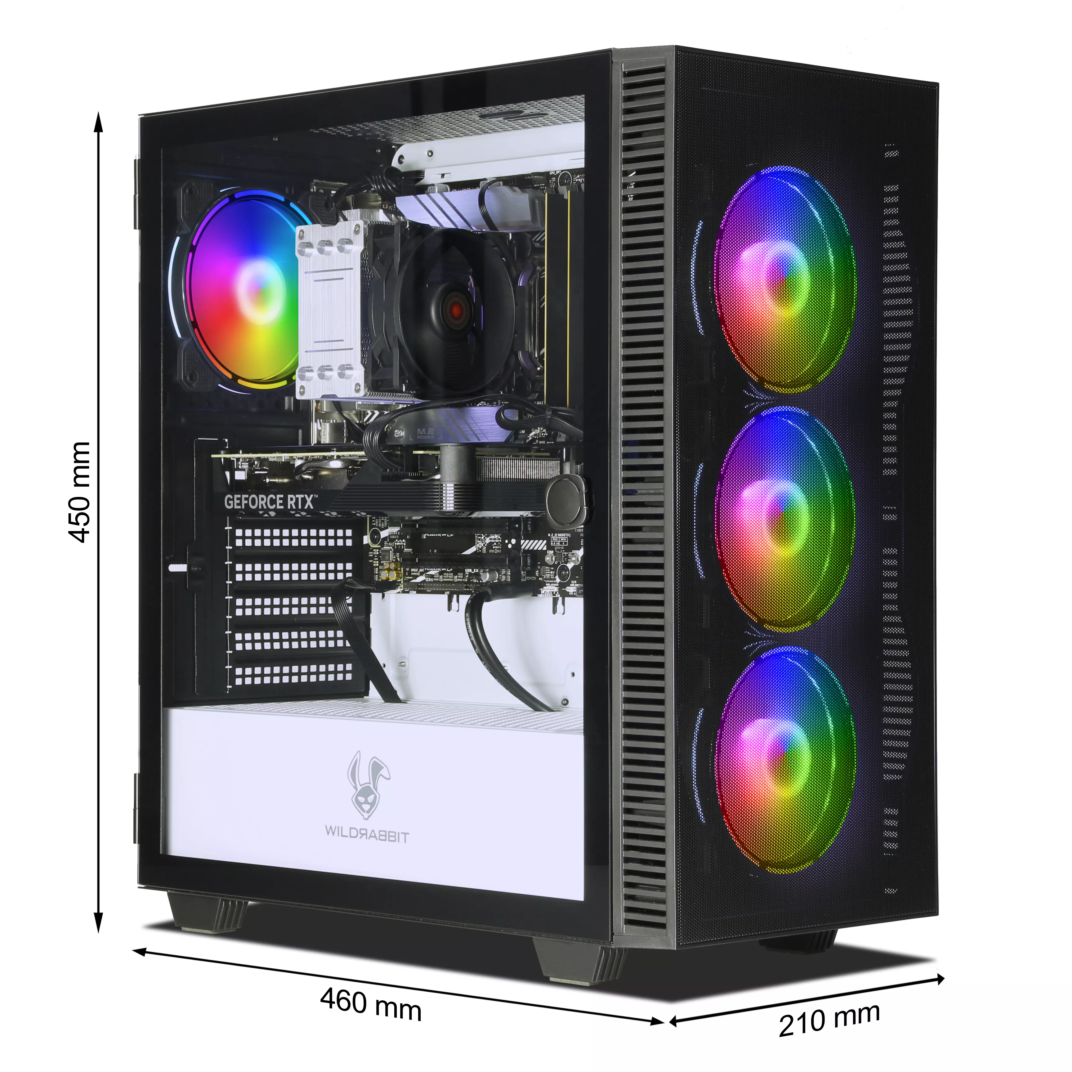 Gaming Power V3 | Intel Core i7-13700F | Nvidia GeForce RTX 5070 12GB | 32GB DDR5 RAM | 2TB NVMe SSD | Windows 11 | WLAN & Bluetooth | Libre Office
