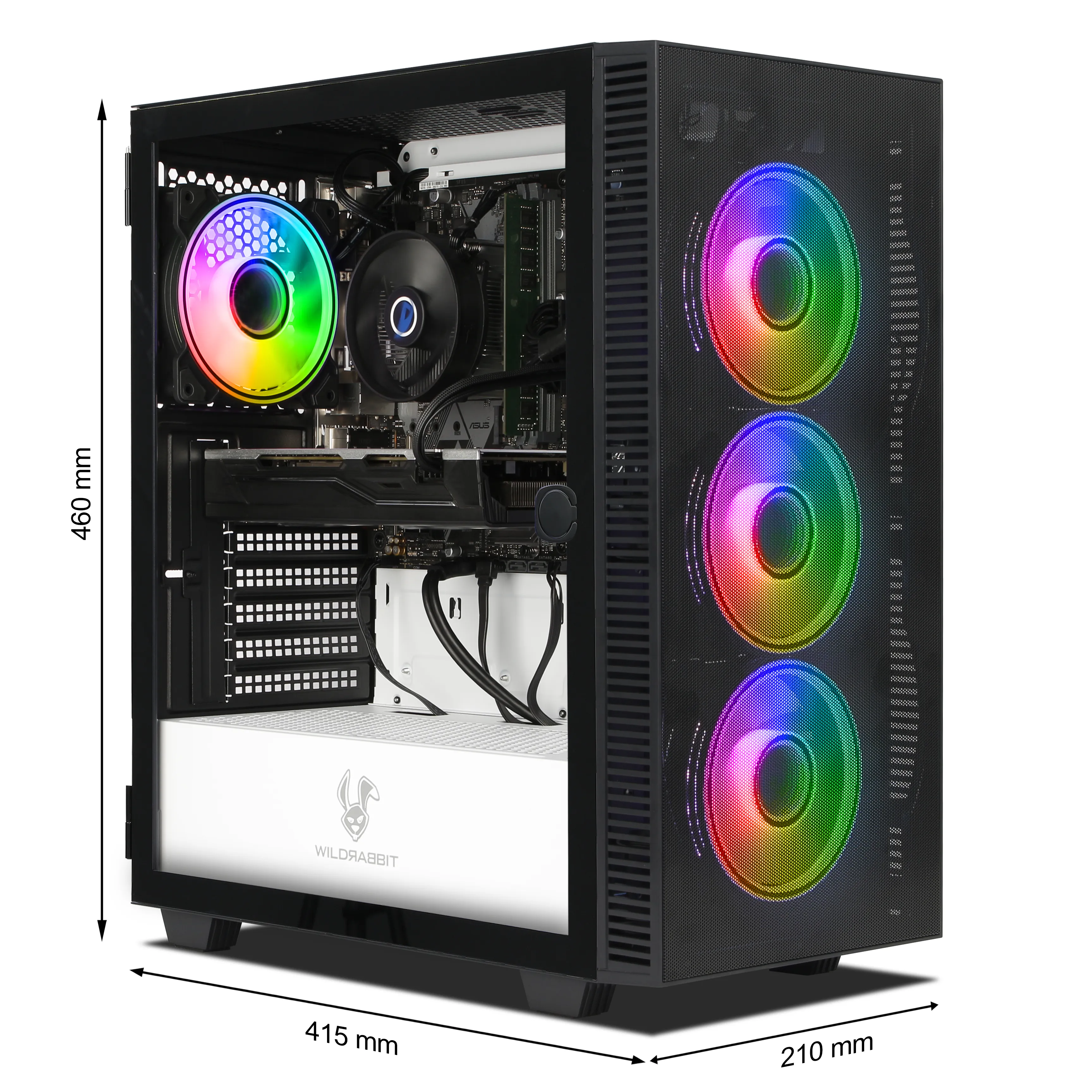 Reborn Gaming PC | Intel Core i7-8700 | RX580 8GB | 16GB RAM | 480GB SSD | Windows 11 | MS Office 2024