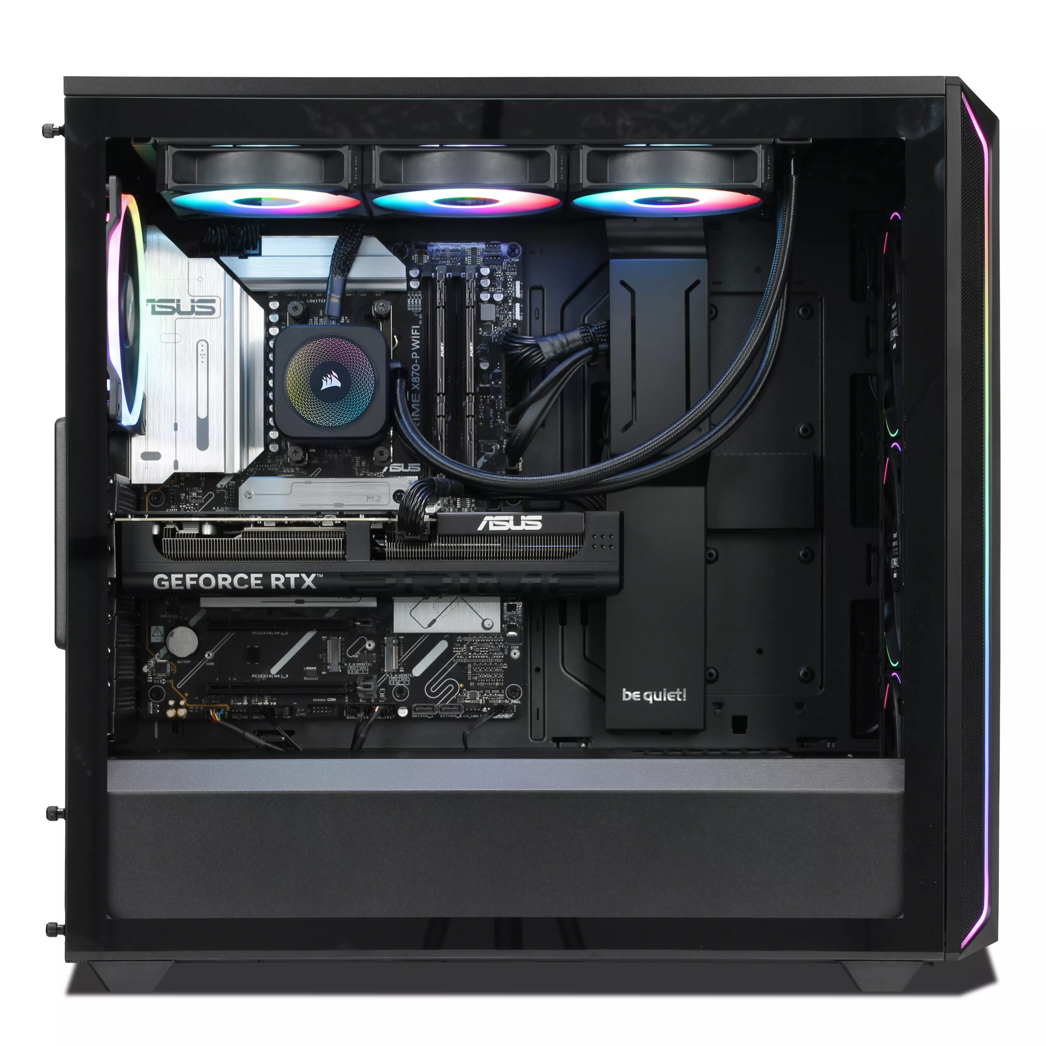 Gaming PC | AMD Ryzen 7 9800X3D | Nvidia GeForce RTX 5070 Ti 16GB | 32GB DDR5 RAM | 2TB NVMe SSD | Windows 11 | WLAN & Bluetooth