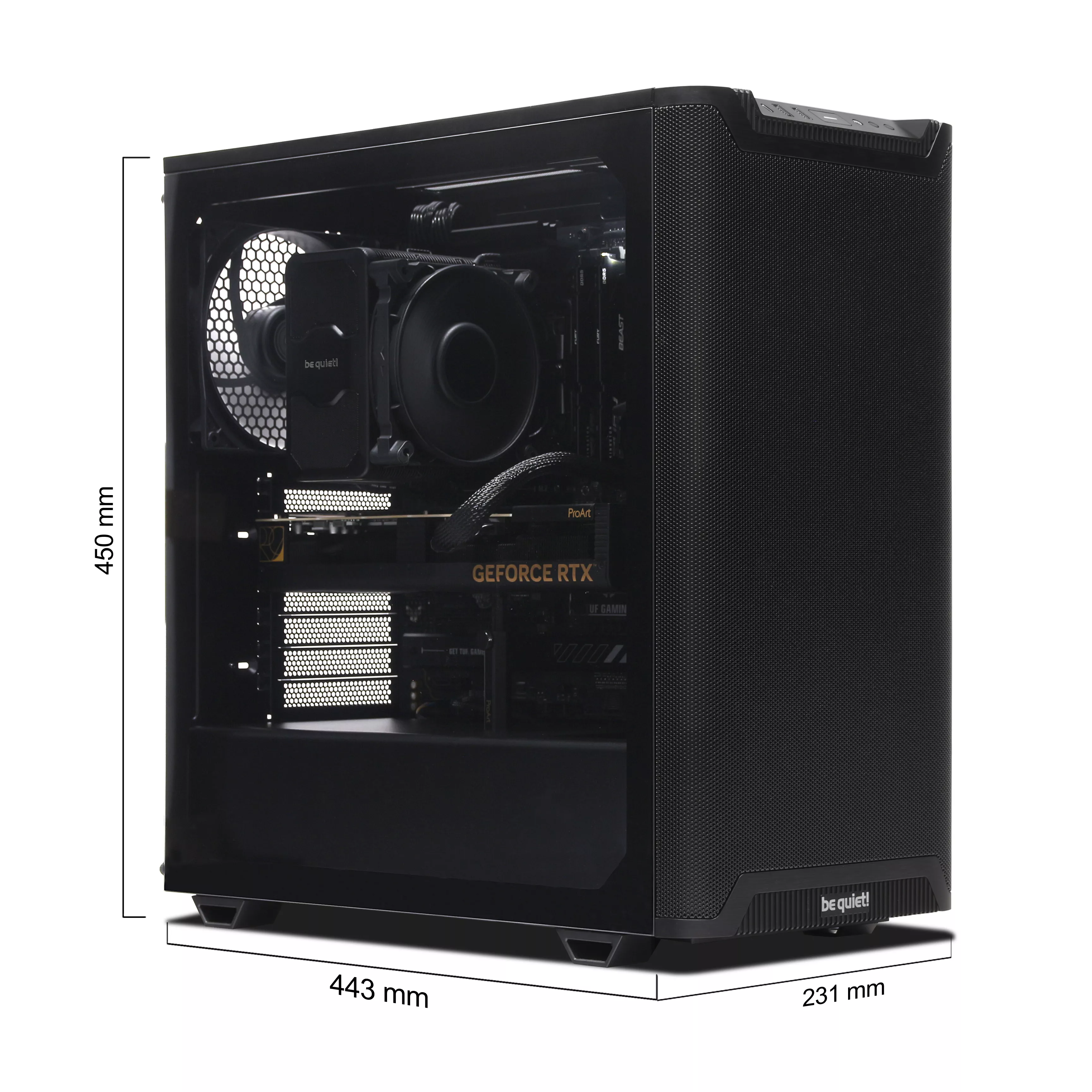 WILDRABBIT Gaming PC | Ryzen 7 7800X3D | Nvidia GeForce RTX 4070 Ti Super 16GB | 32GB DDR5 RAM | 2TB NVMe SSD | Windows 11 | WLAN & Bluetooth