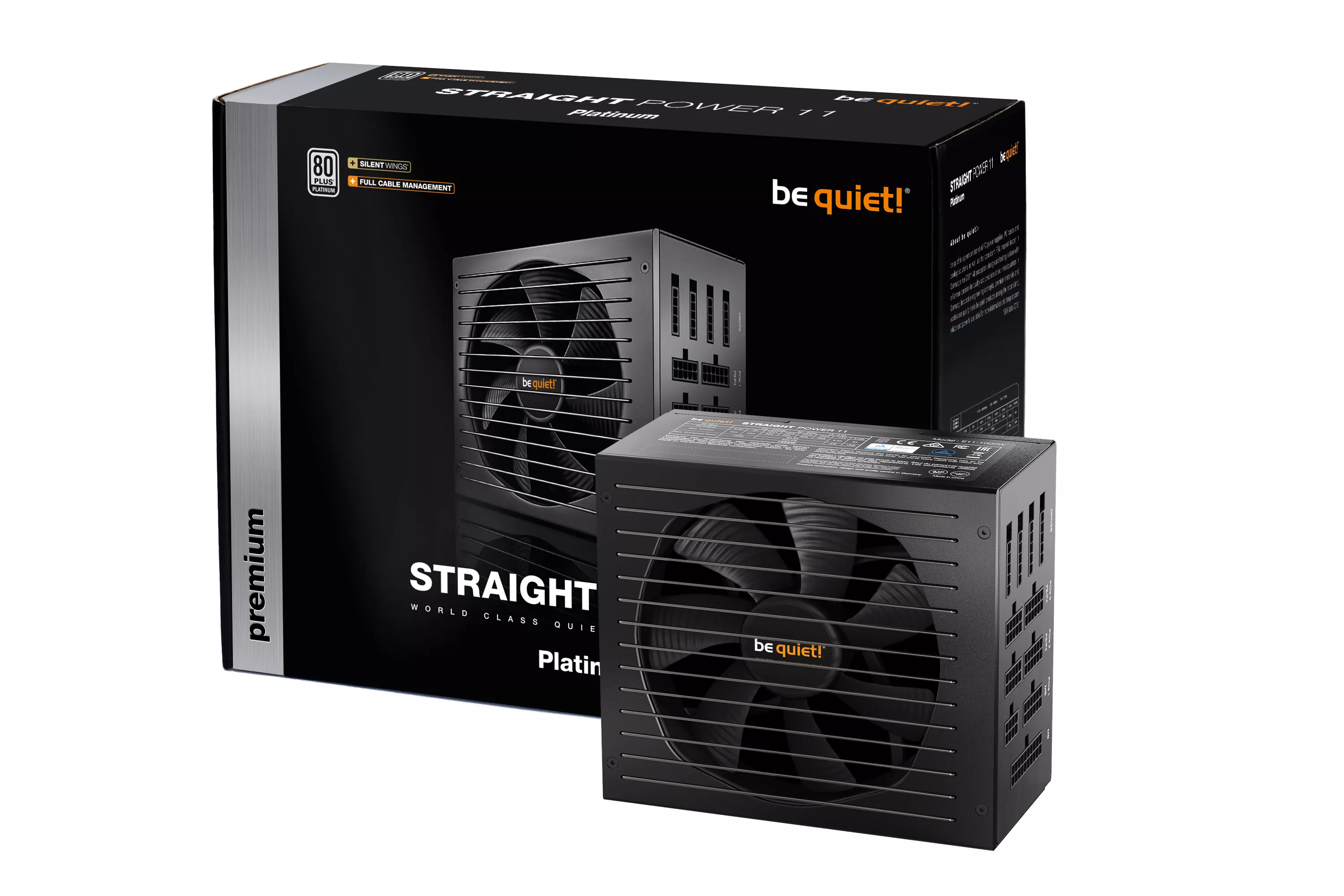 850W be quiet! Straight Power 11 Platinum FM (BN308) 850W be quiet! Straight Power 11 Platinum FM (BN308)