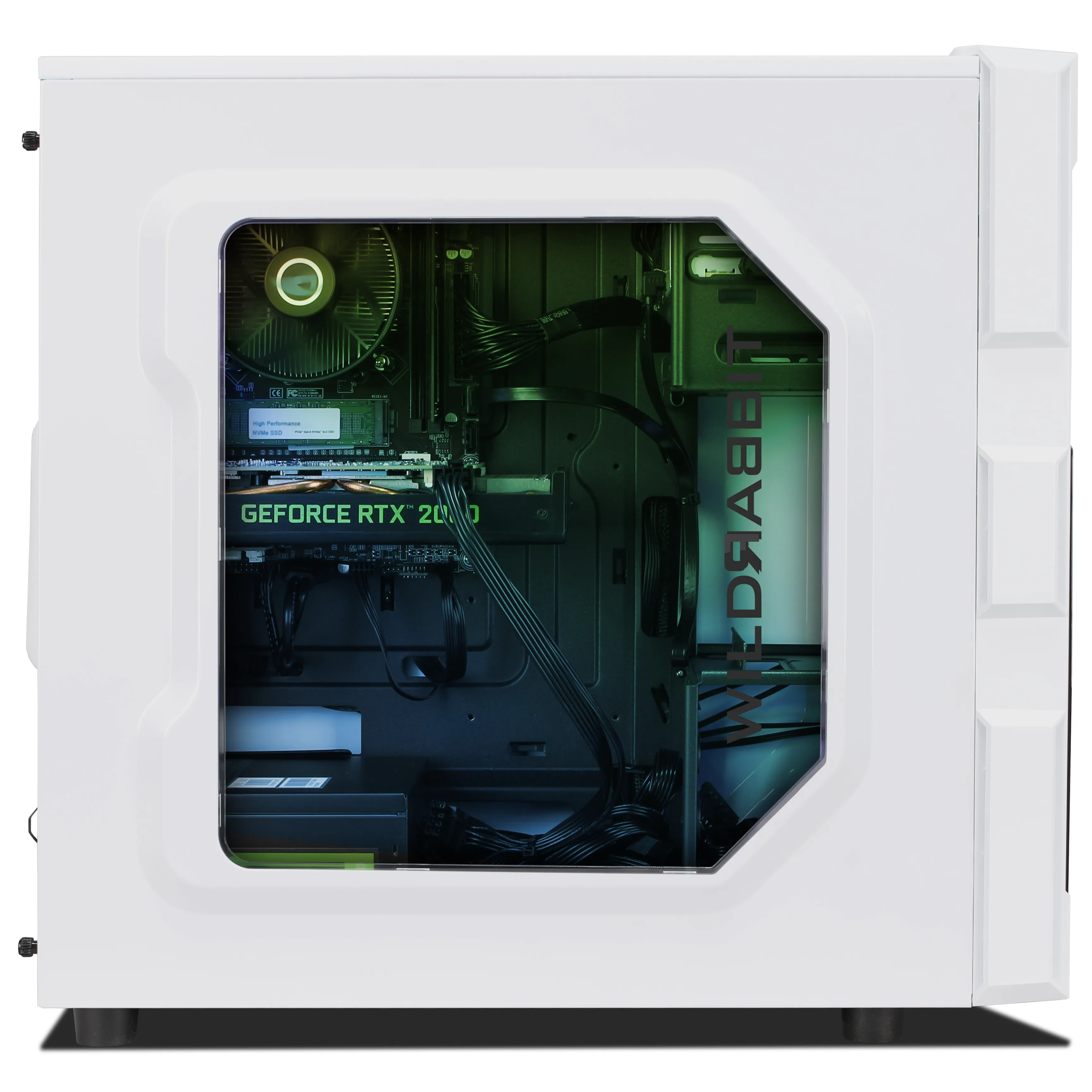 Business Office Game White | Intel Core i7-8700 | Nvidia GeForce RTX 2060 6 GB | 16GB RAM | 500GB NVMe SSD | Windows 11 | WiFi | Libre Office