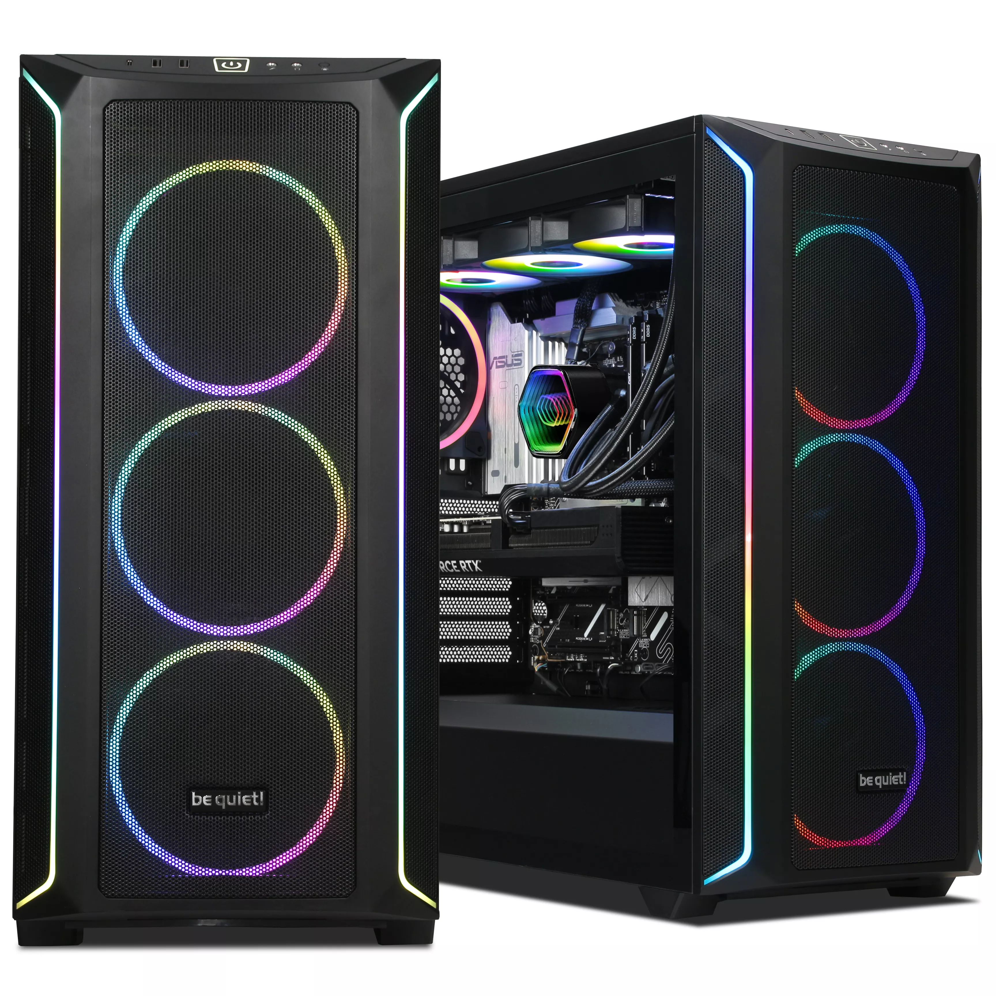 Gaming PC | AMD Ryzen 7 9800X3D | Nvidia GefForce RTX 5070 Ti 16GB | 32GB DDR5 RAM | 2TB NVMe SSD | Windows 11 | WLAN & Bluetooth