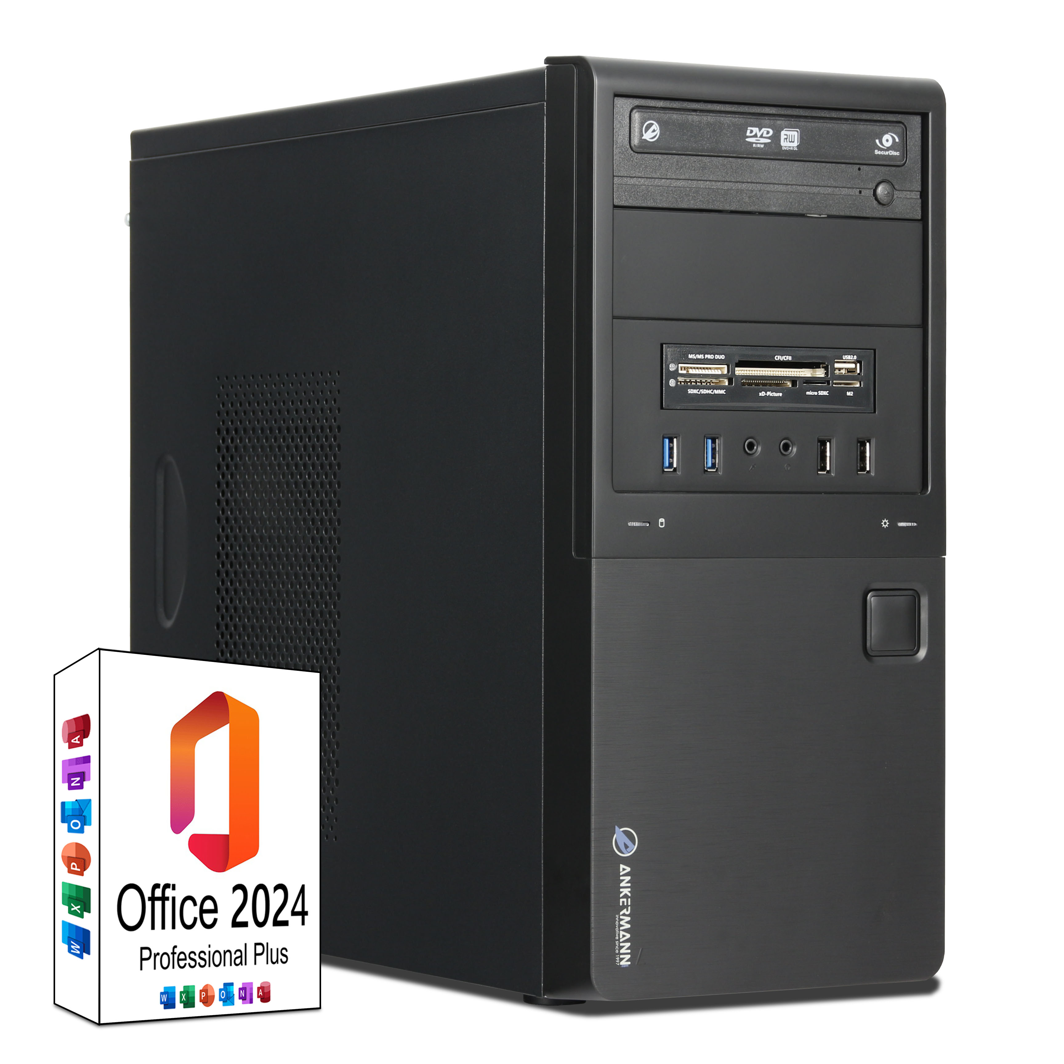 Business Office Work PC | AMD Ryzen 5 8600G | 32GB DDR5 RAM | 1TB NVMe SSD | Windows 11 | MS Office 2024 Business Office Work PC | AMD Ryzen 5 8600G | 32GB DDR5 RAM | 1TB NVMe SSD | Windows 11 | MS Office 2024