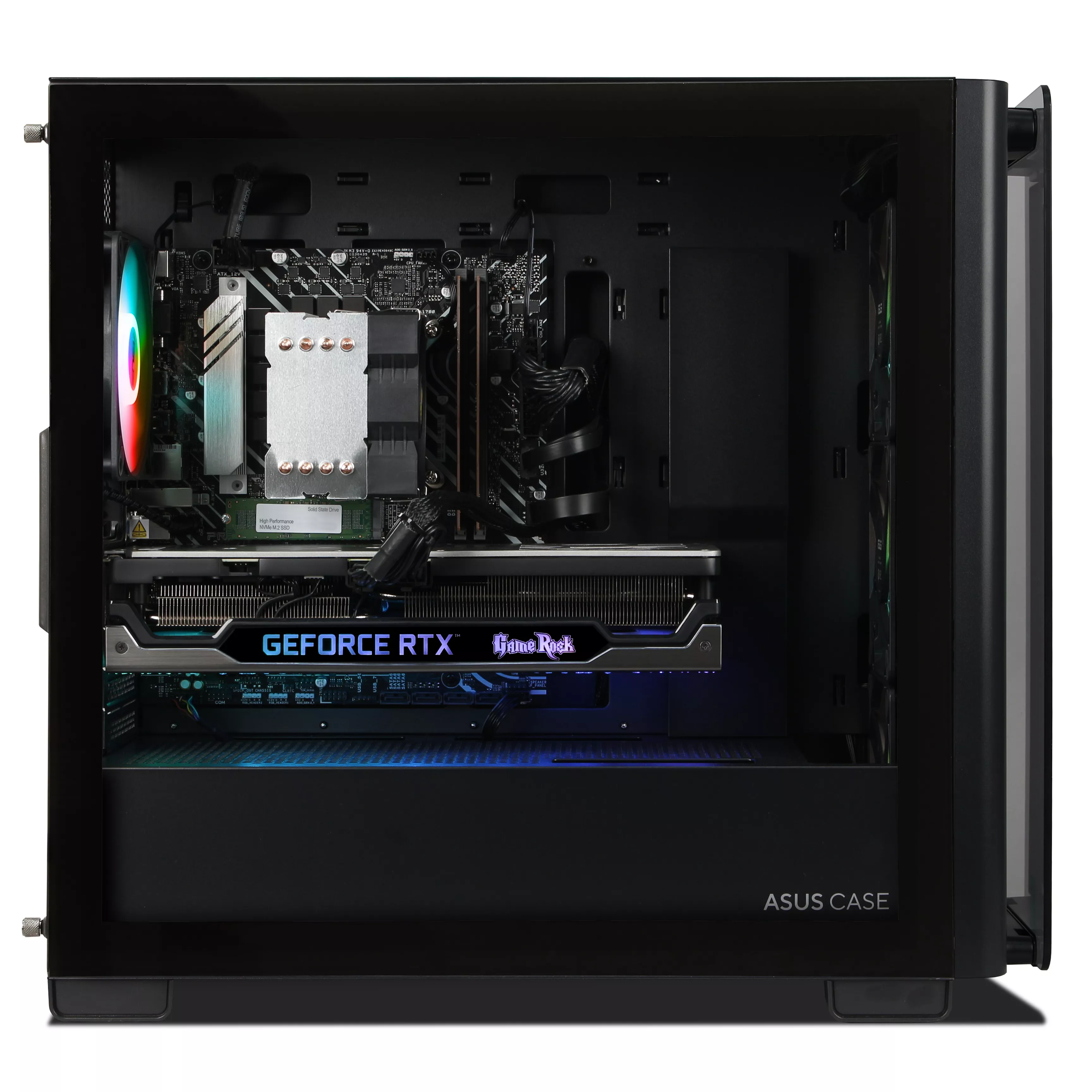 Crystal One Gaming PC | Intel Core i7-12700F | Nvidia GeForce RTX 3070 Ti 8GB | 32GB DDR5 RAM | 1TB NVMe SSD | Windows 11 | WLAN & Bluetooth