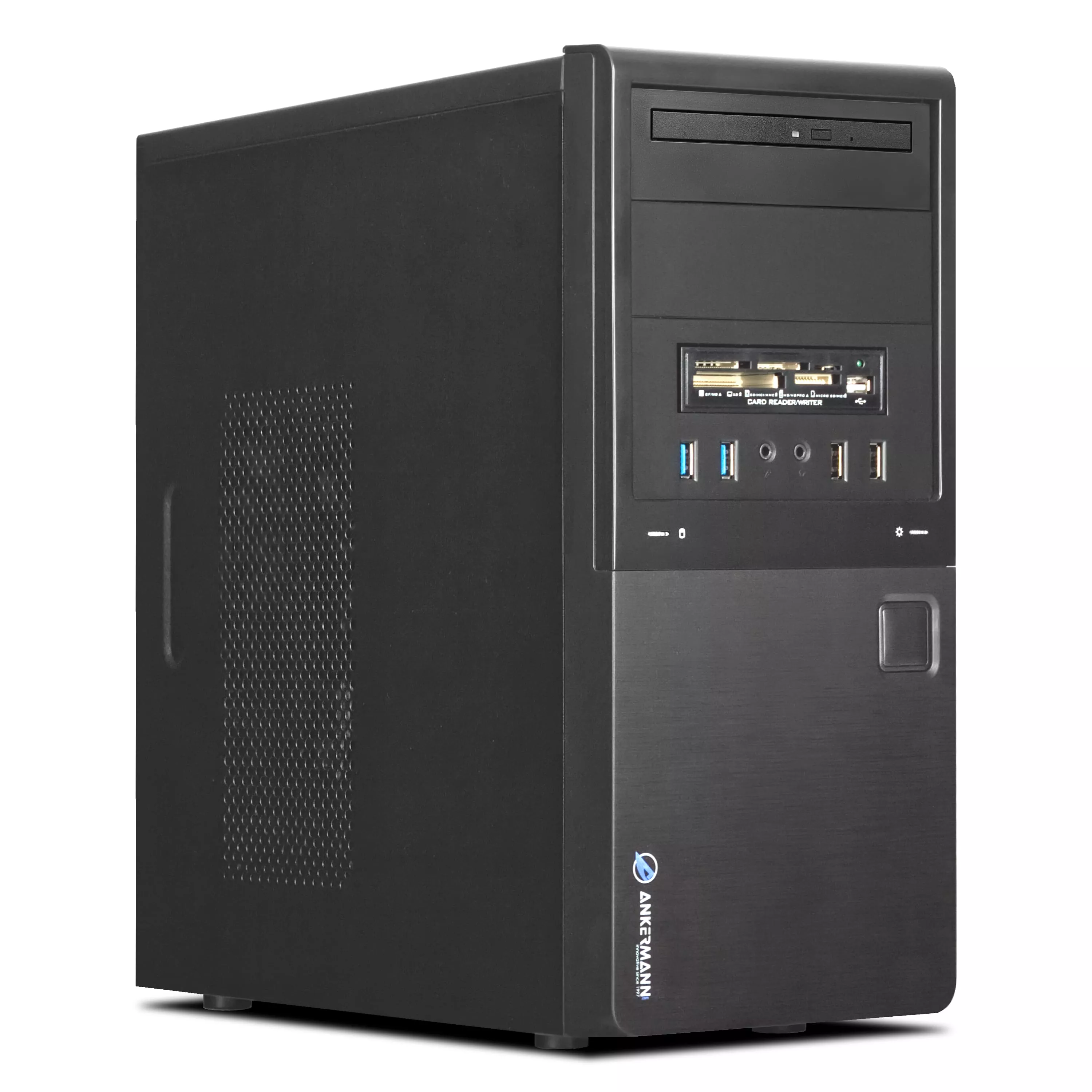 SILENT Office Business PC | Intel Core i5-4570 | 8Go RAM | 480Go SSD | 1To HDD | Windows 10 | WiFi | MS Office 365
